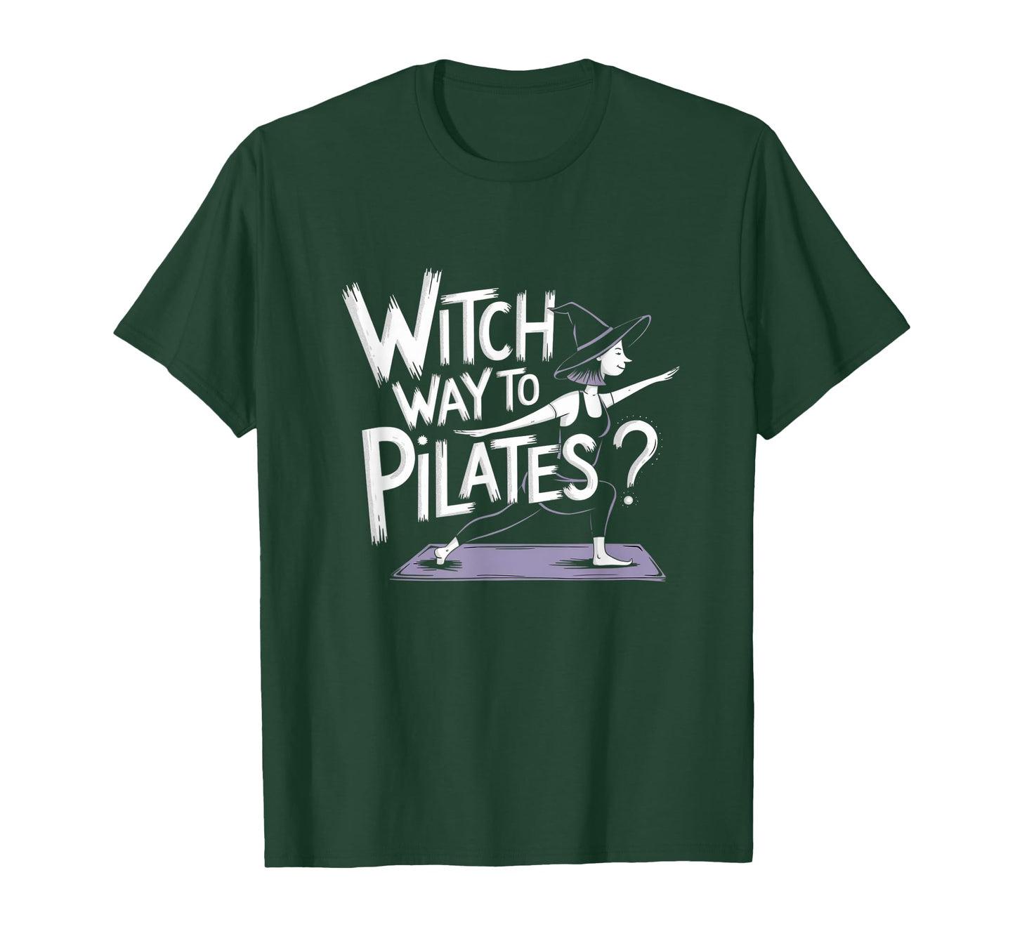 Witch Way to Pilates Funny Halloween Pilates Yoga Reformer T-Shirt