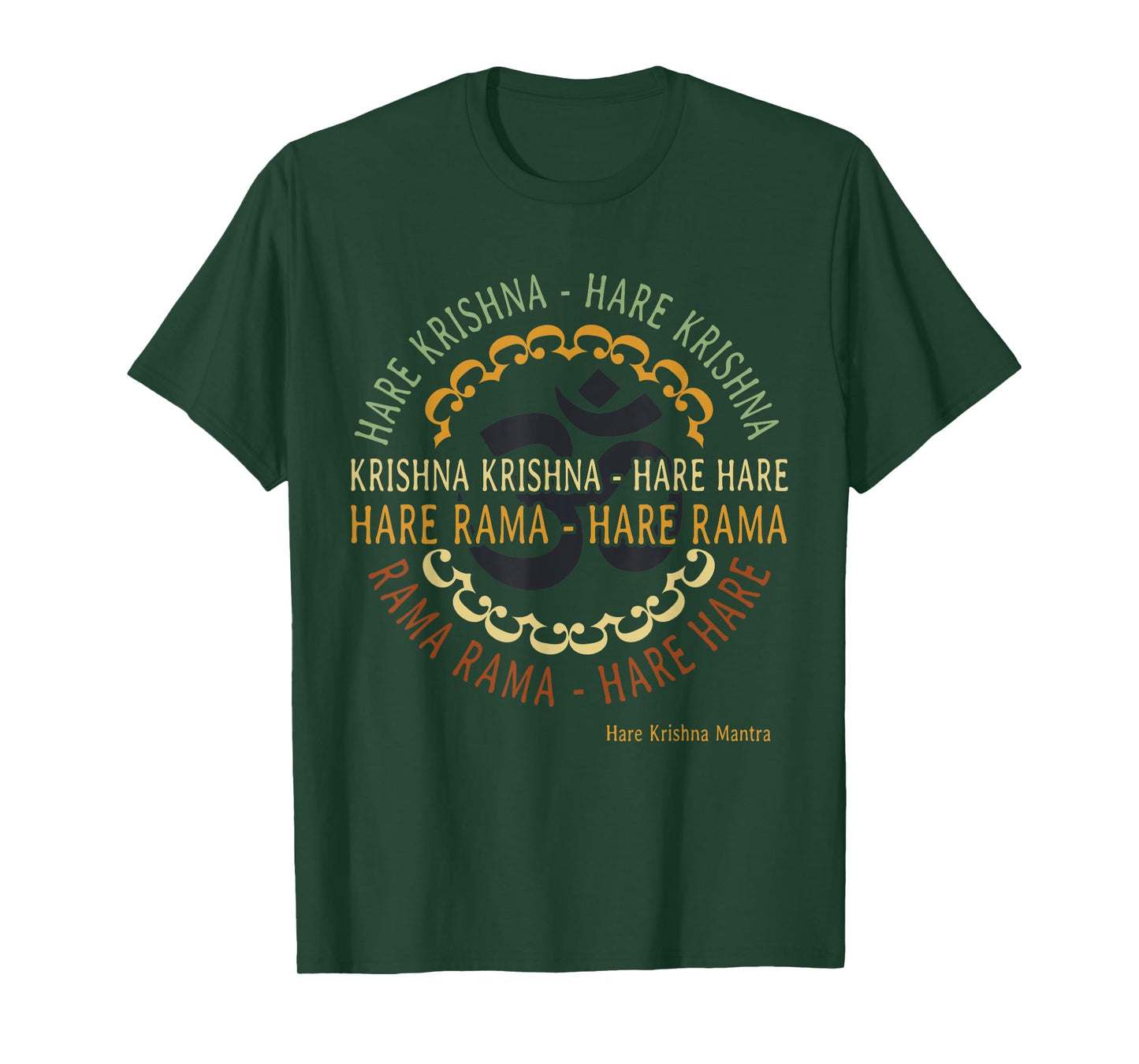 Hare Krishna Shirt Spiritual Hare Krishna Mantra T-Shirt