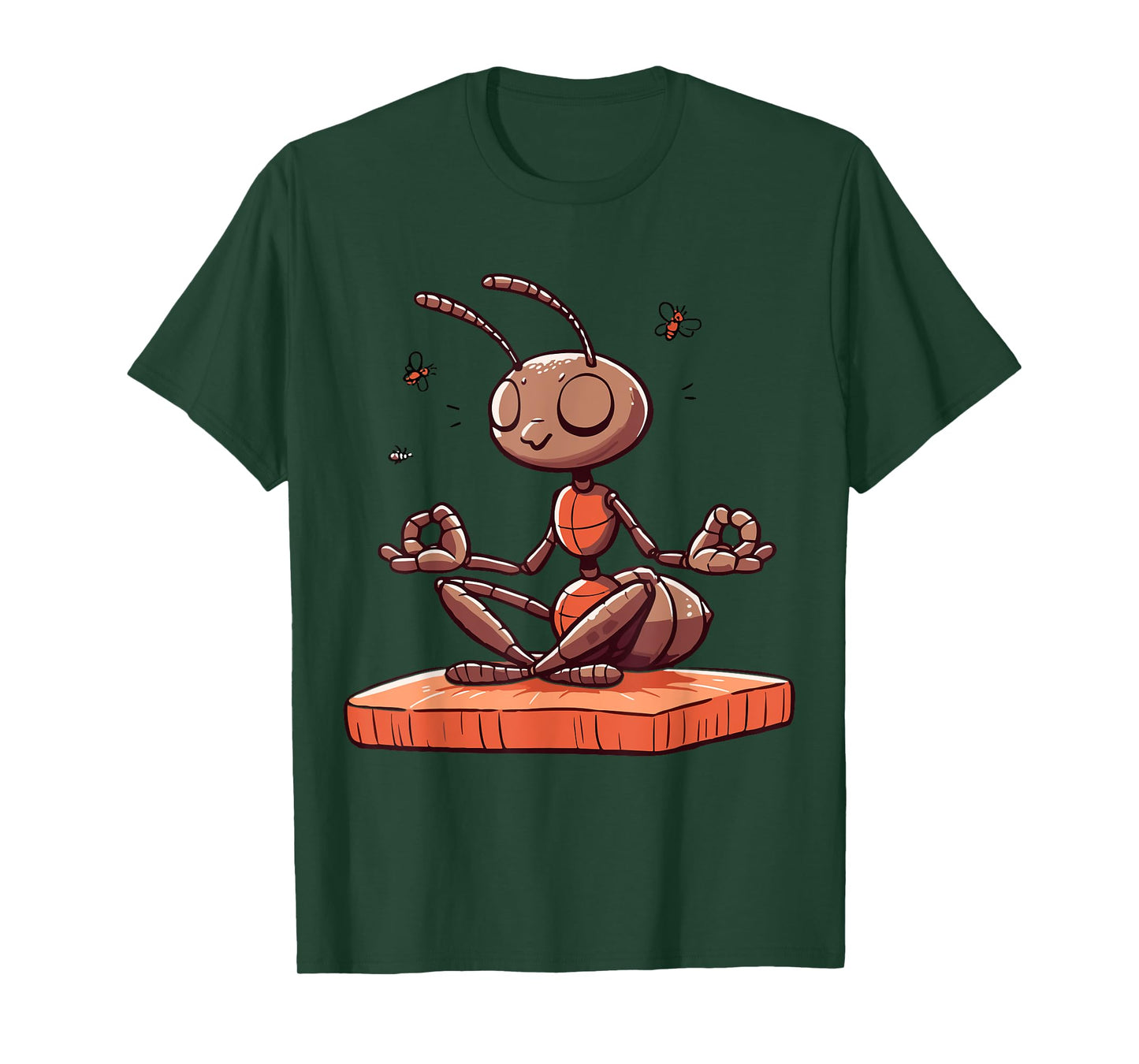 Meditation Ant Yoga Pose Relaxing Animal T-Shirt
