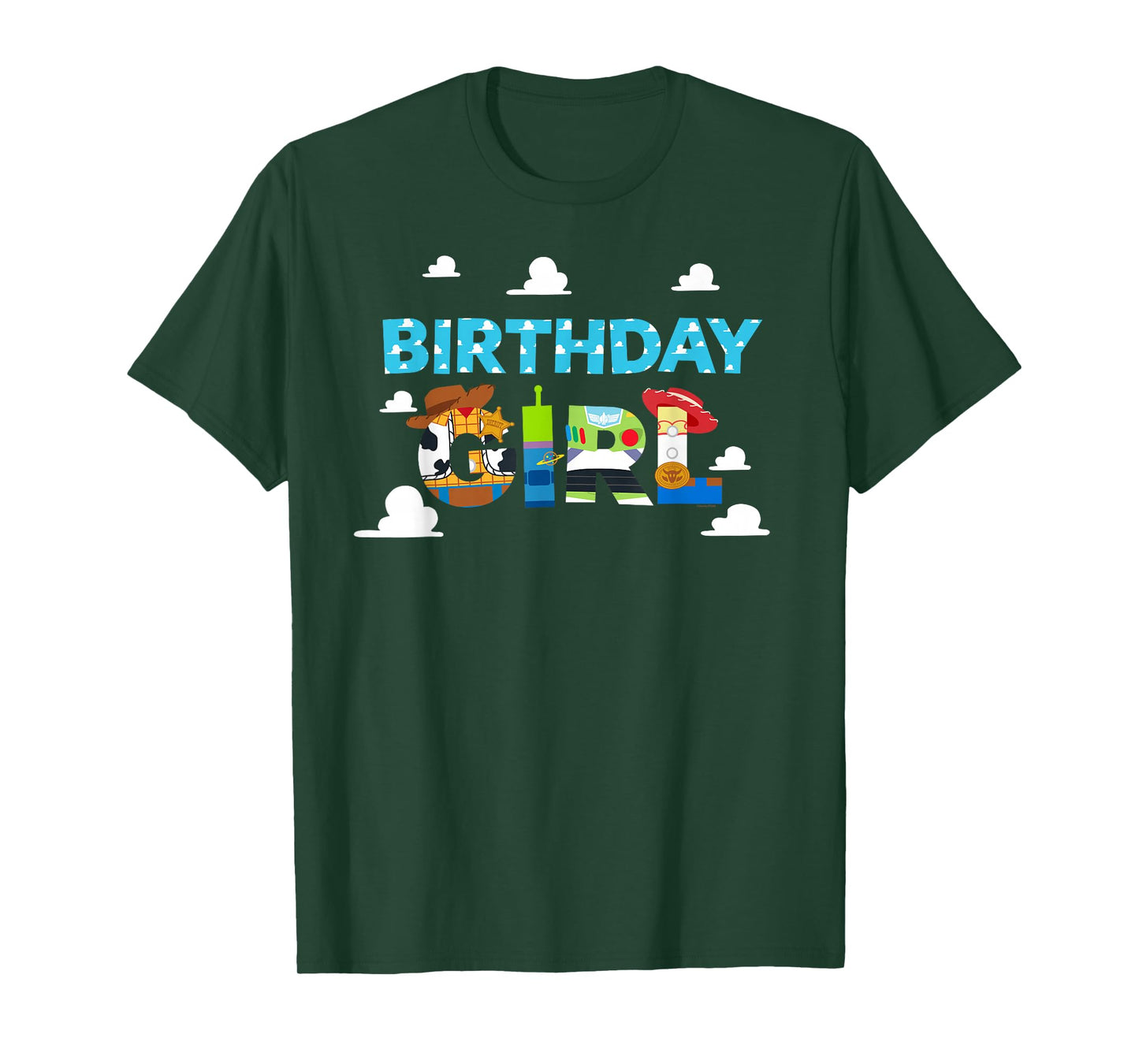 Disney and Pixar’s Toy Story Clouds Birthday Girl T-Shirt