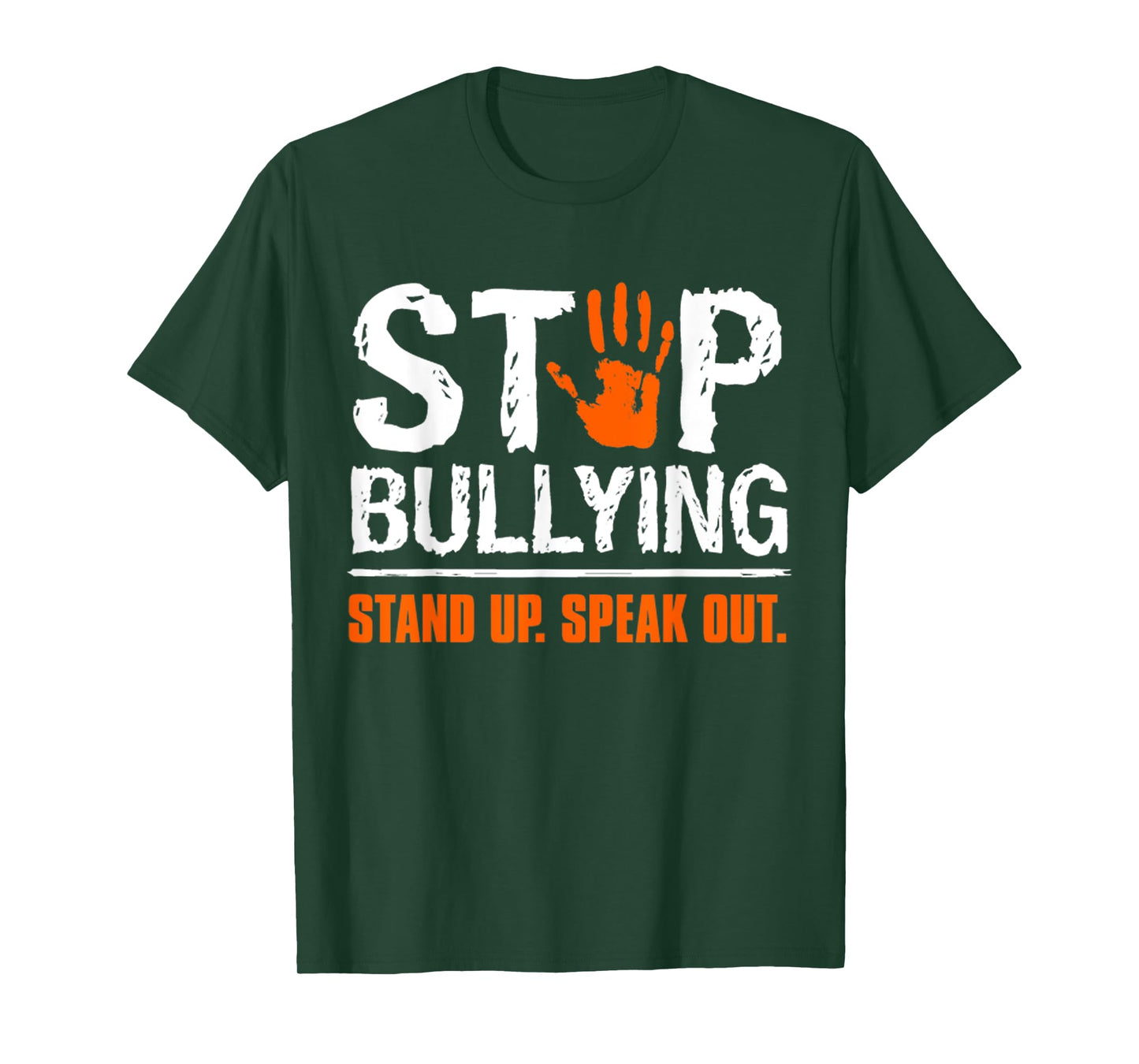 Stop Bullying Orange Tshirt Stand Up Speak Out Unity Day T-Shirt