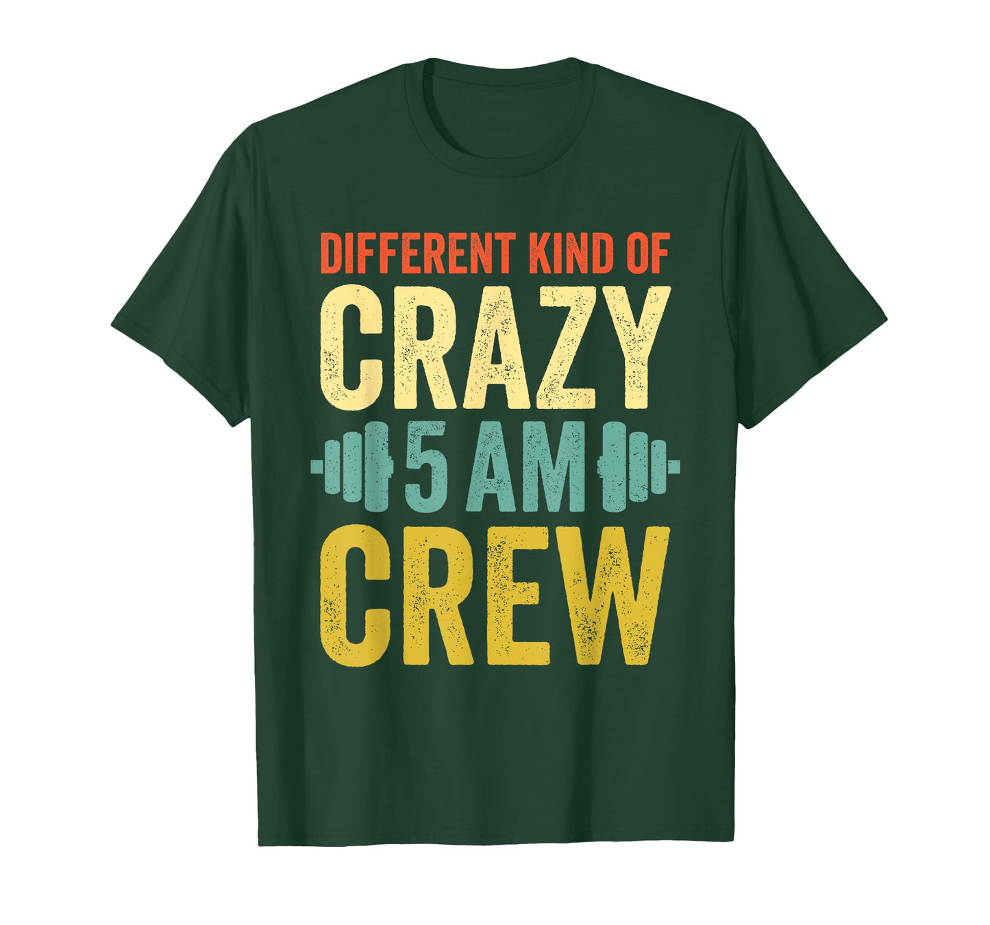 Workout Squad 5AM Crew Funny Gym Quote Vintage Retro T-Shirt