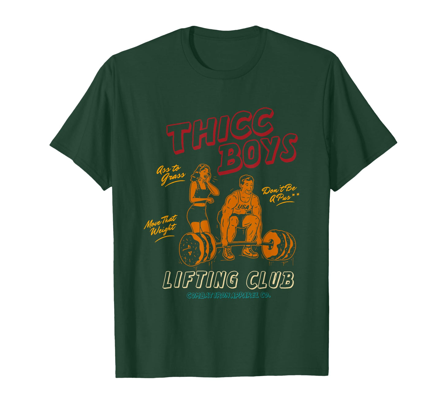 Thicc Boys Work-out Club T-Shirt