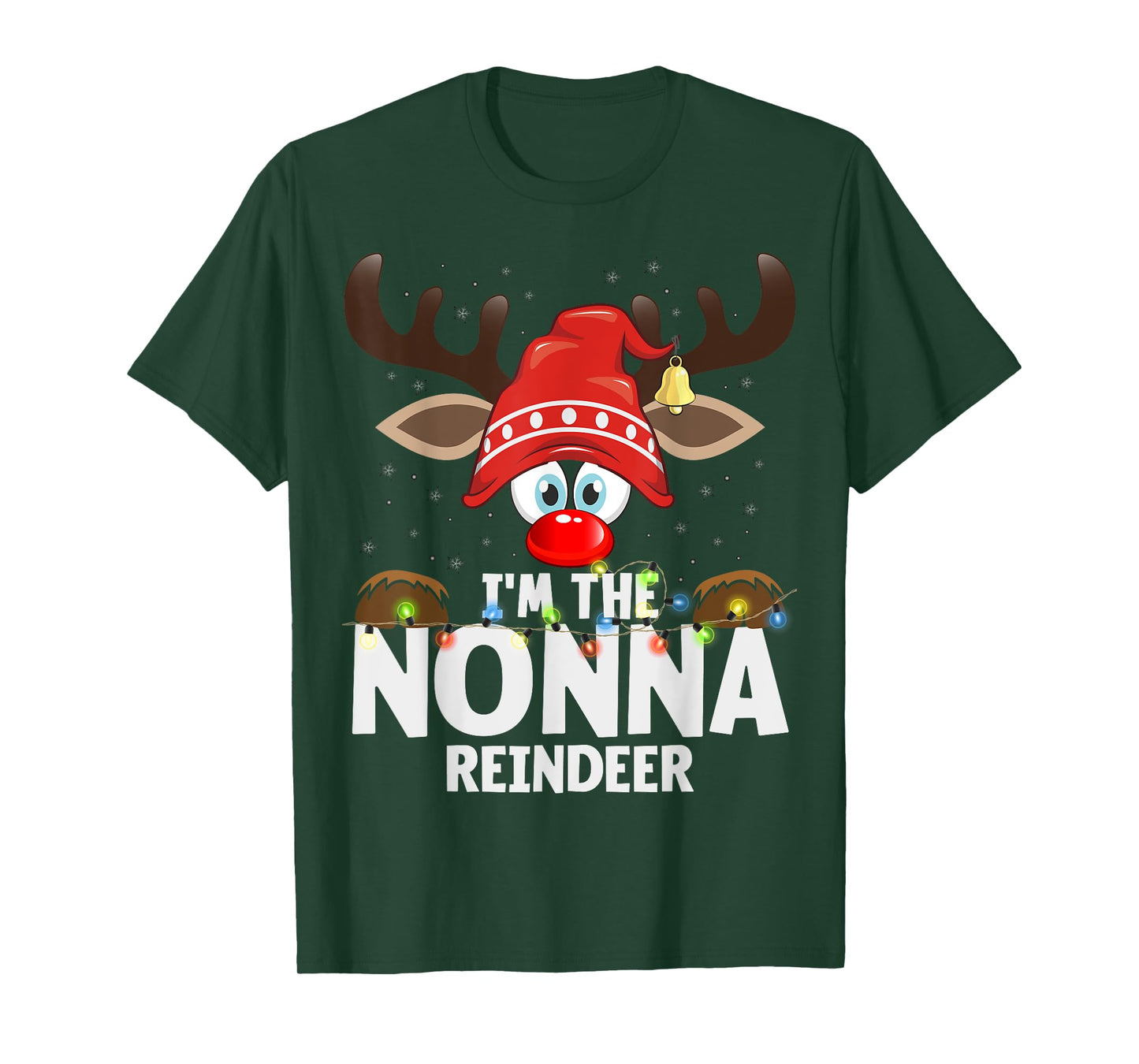 99 Gifts Matching Christmas Reindeer T-Shirt - Unisex-Adults, Black, Small, Short Sleeve