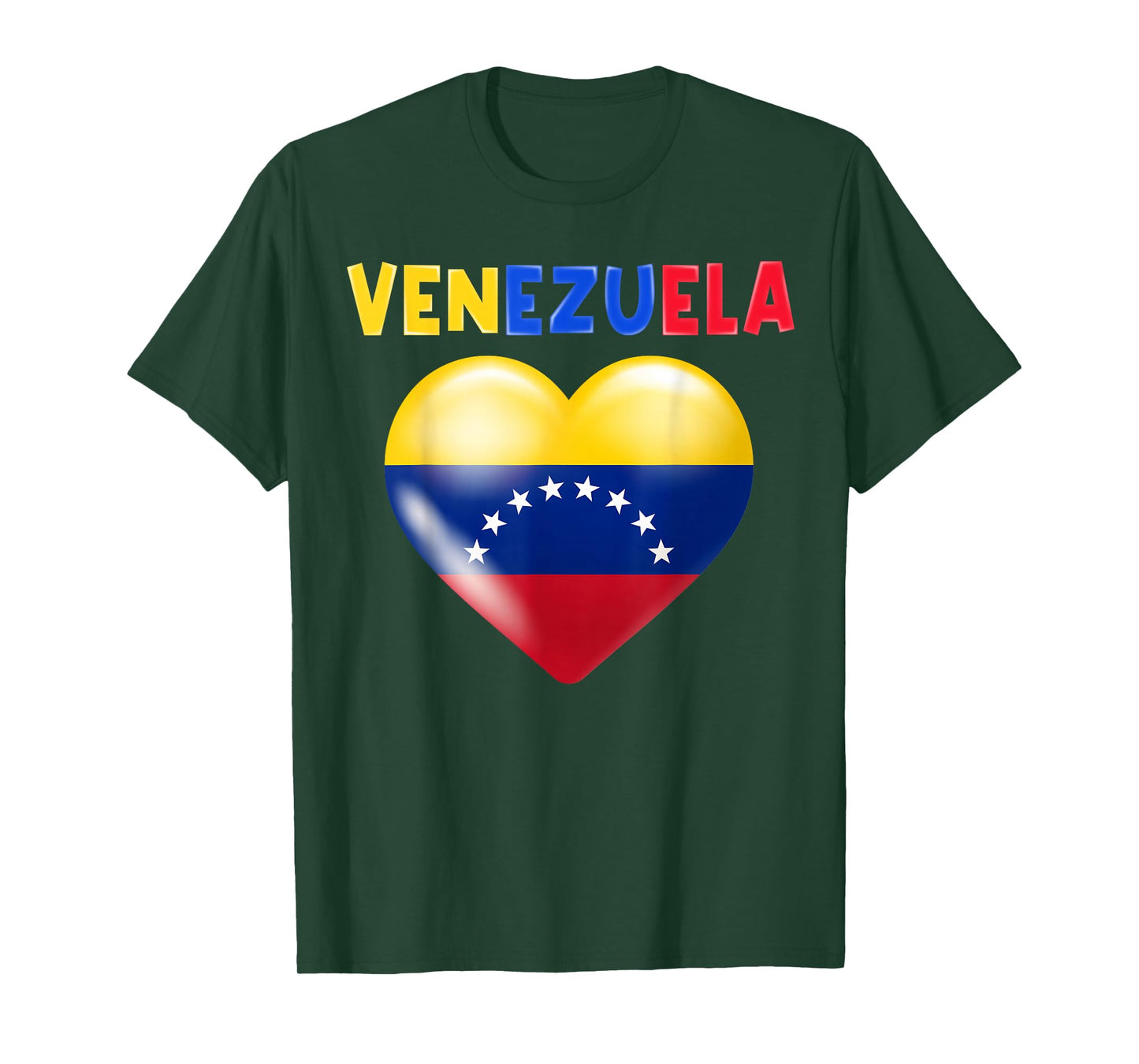Venezuela Flag Venezuela Heart Venezuelan Flag Men Women T-Shirt