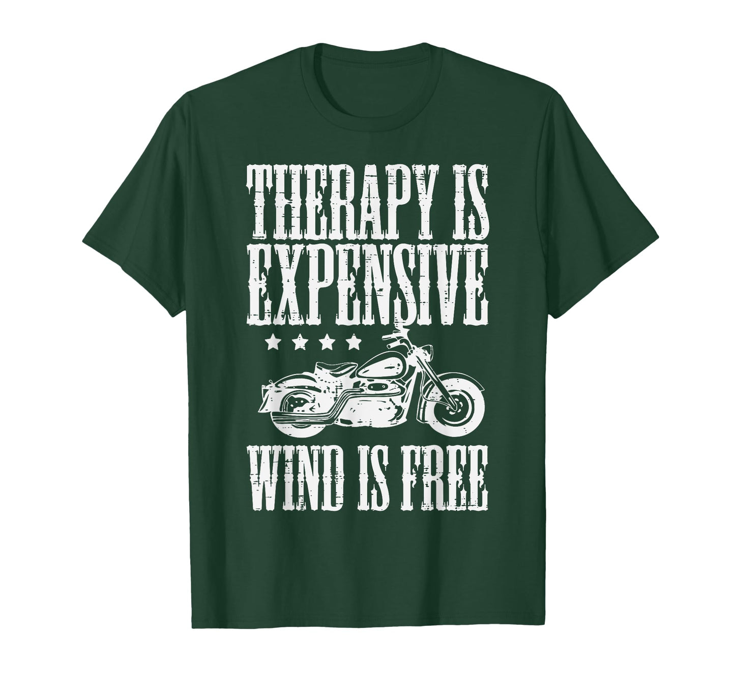 Biker Therapy Is Expensive Wind Free Men Boys Kids Women T-Shirt