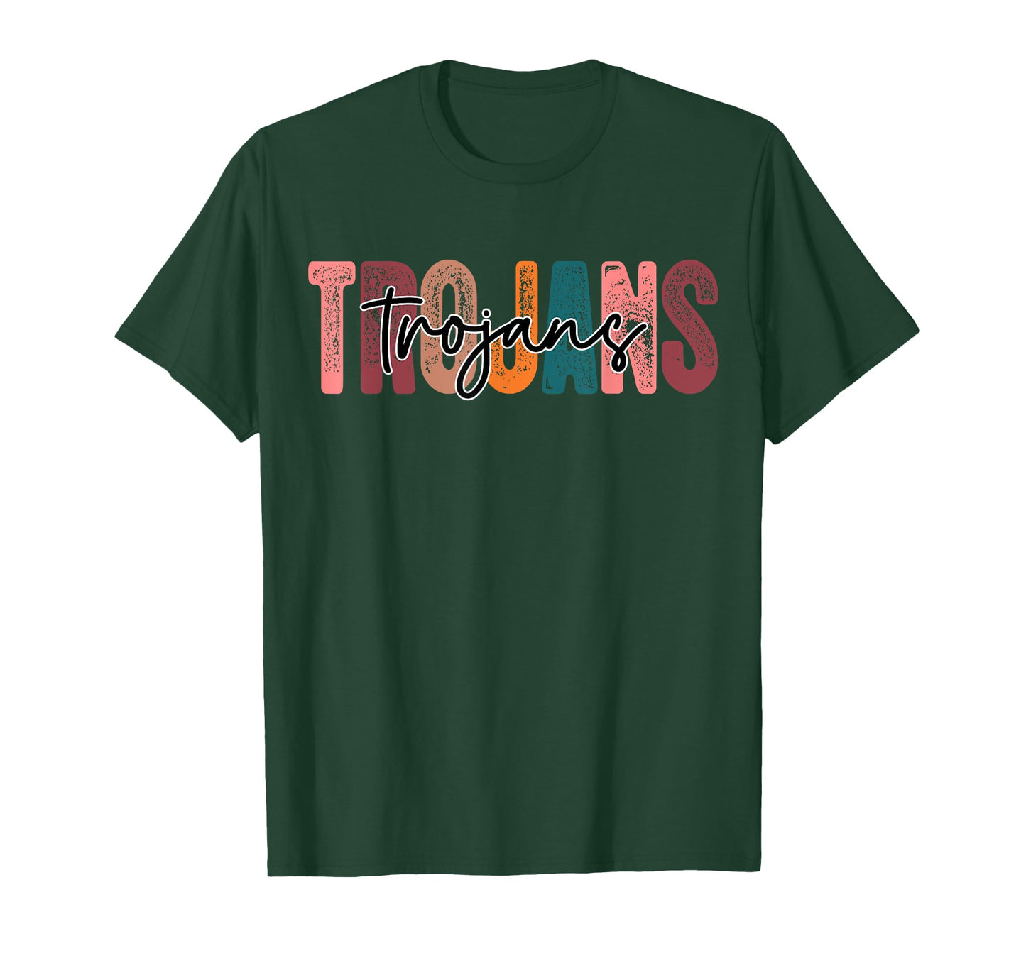 Trojans School Sports Fan Team Spirit T-Shirt