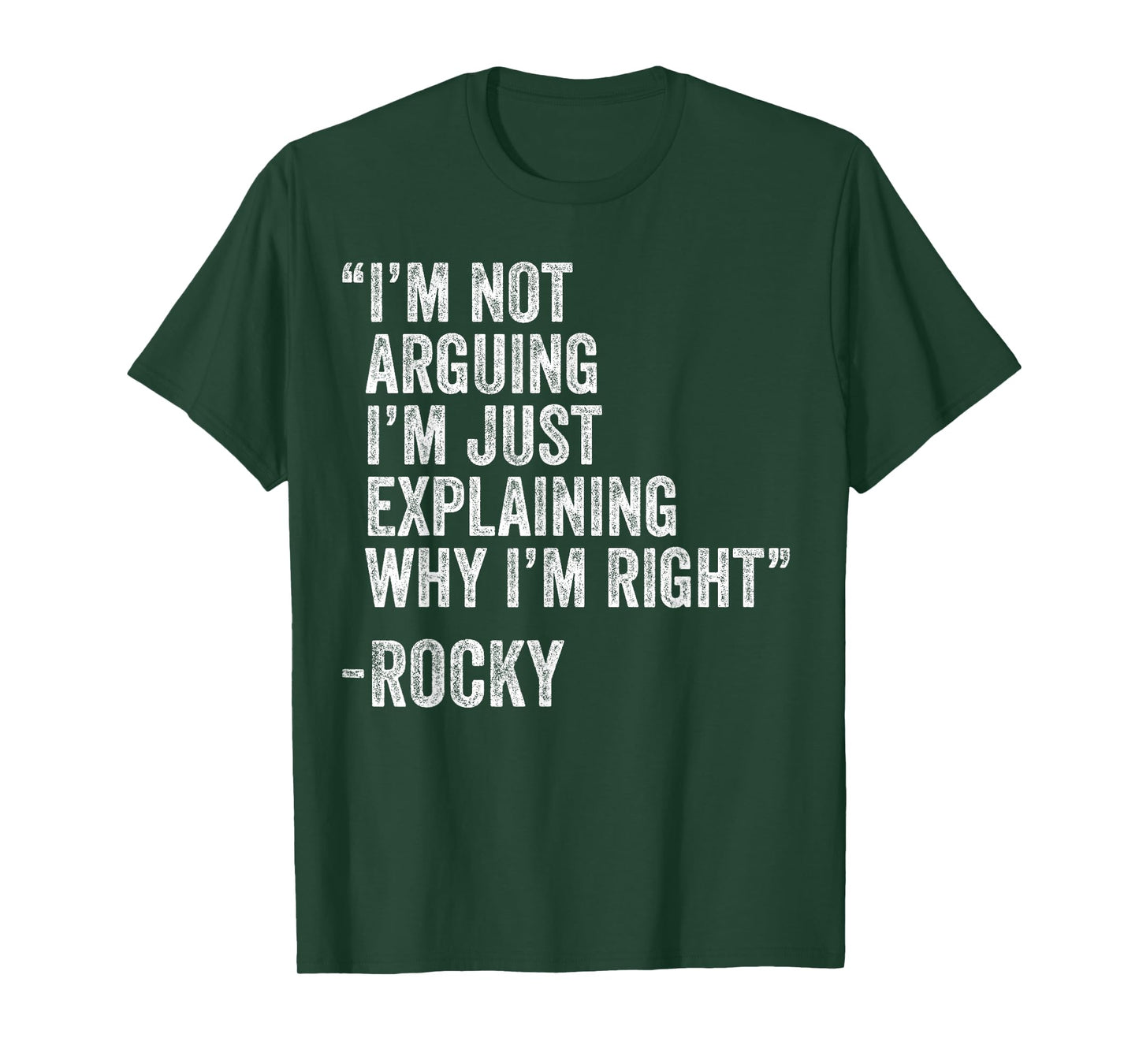 Rocky Quote Funny Birthday Custom Name Idea Engineer T-Shirt