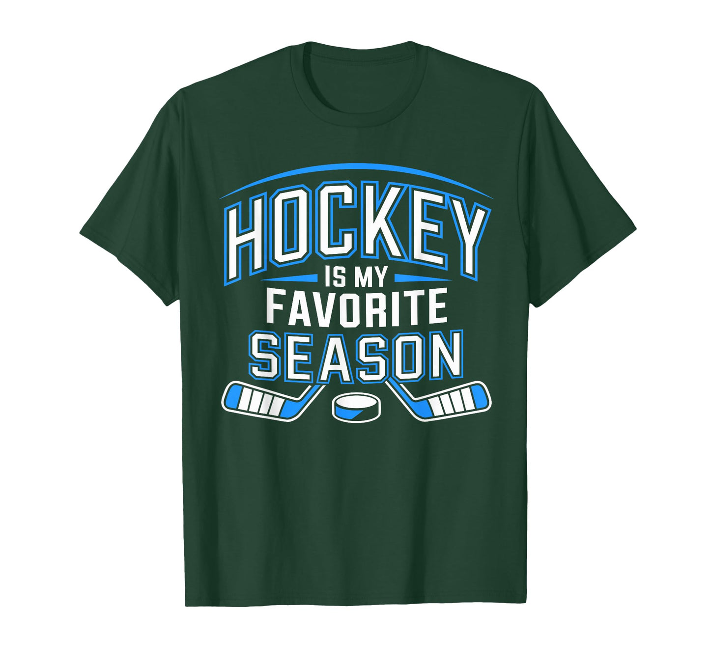 Hockey is My Favorite Season Funny Ice Hockey Player T-Shirt