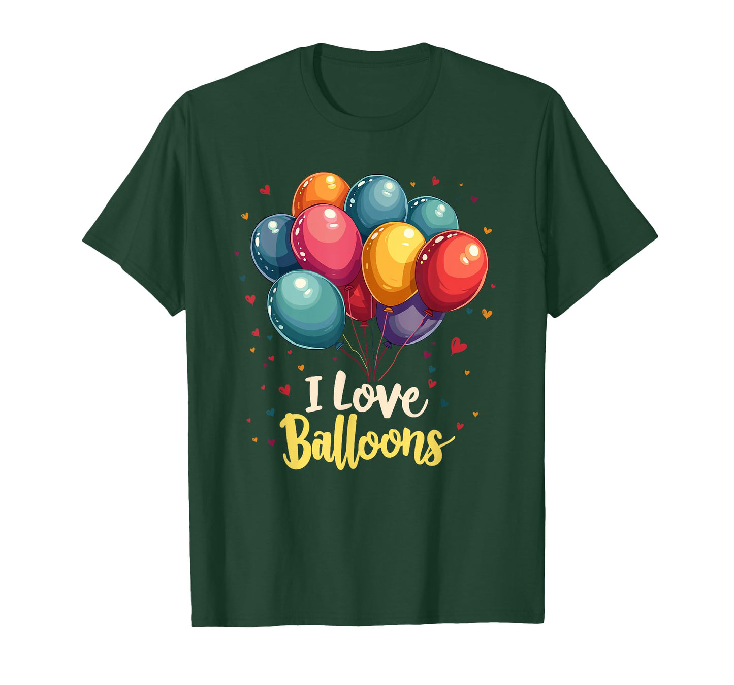 I Love Balloons Funny and Balloon Lover Looner T-Shirt