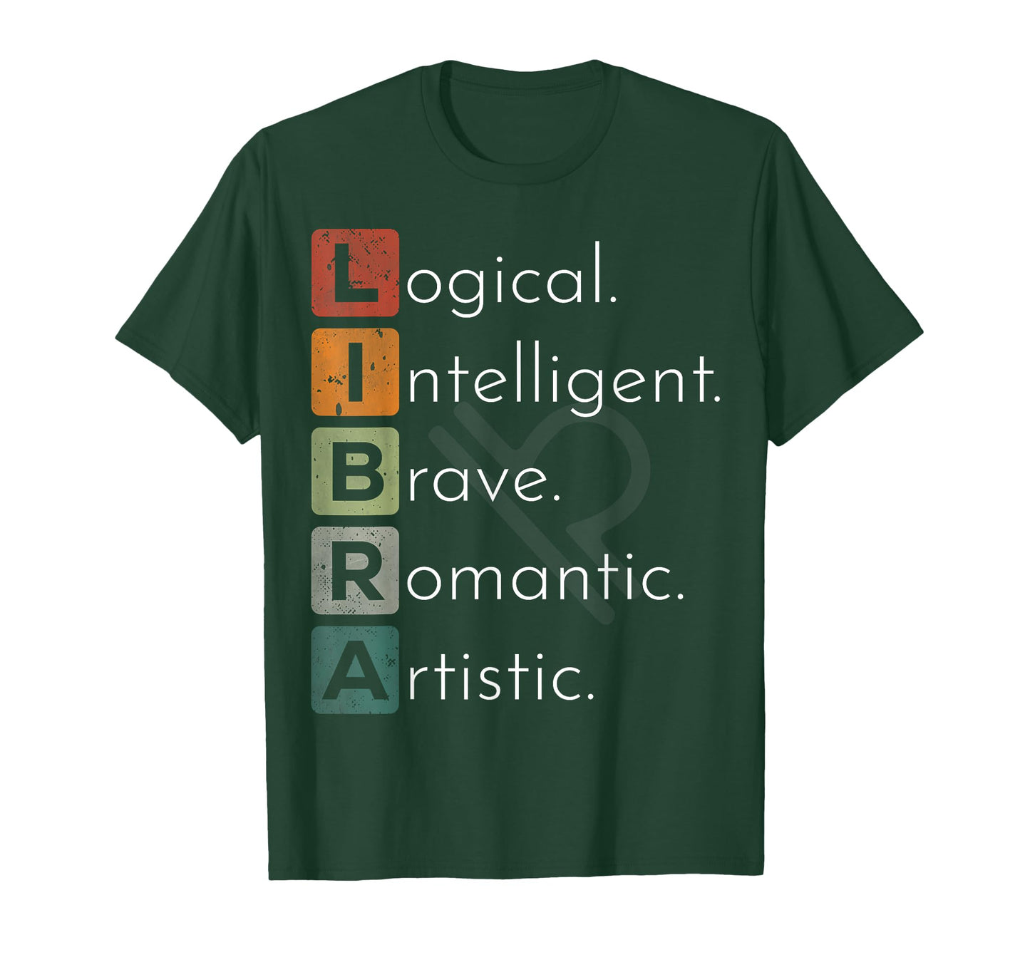 Vintage Libra Zodiac Sign Men Women Kids Libra Birthday T-Shirt