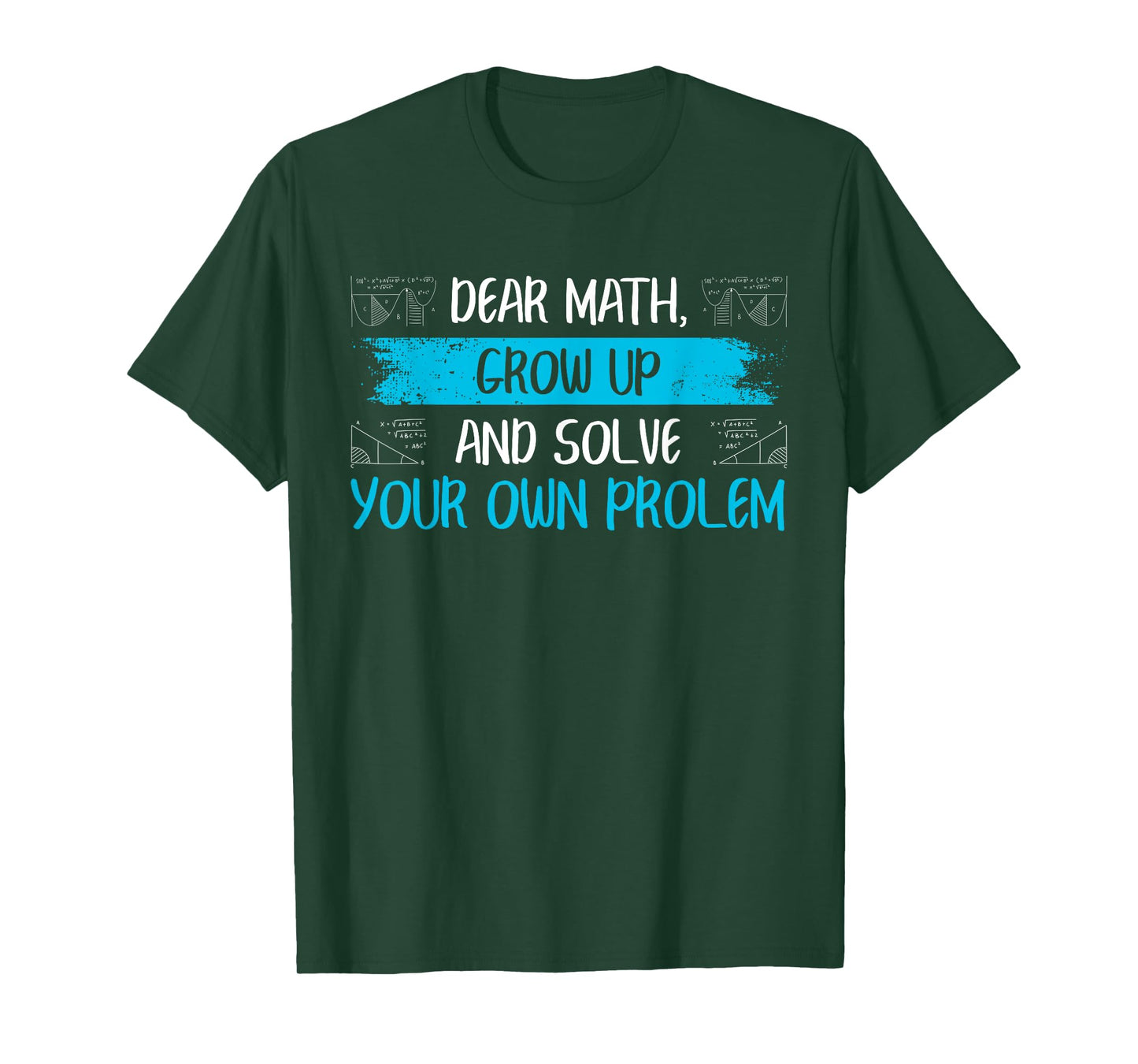 Funny Math Quote Back To School Girls Boys Teens T-Shirt