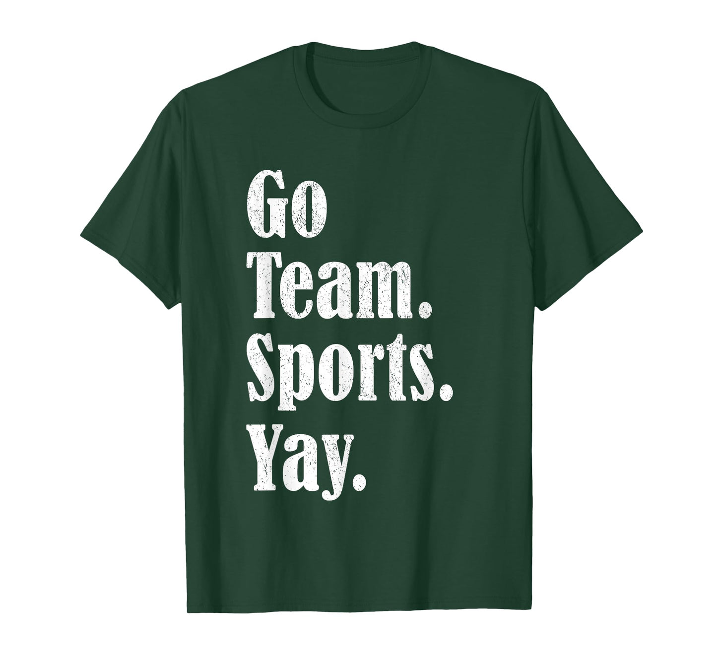 Vintage Go Team Sports Yay Funny Game Day Men Women Kids T-Shirt