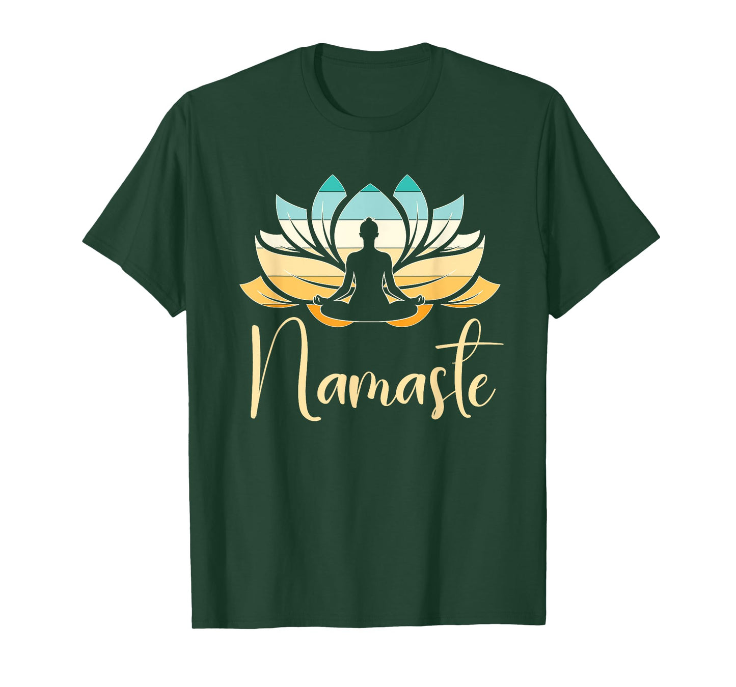 Namaste Lotus Flower Meditation Yoga T-Shirt