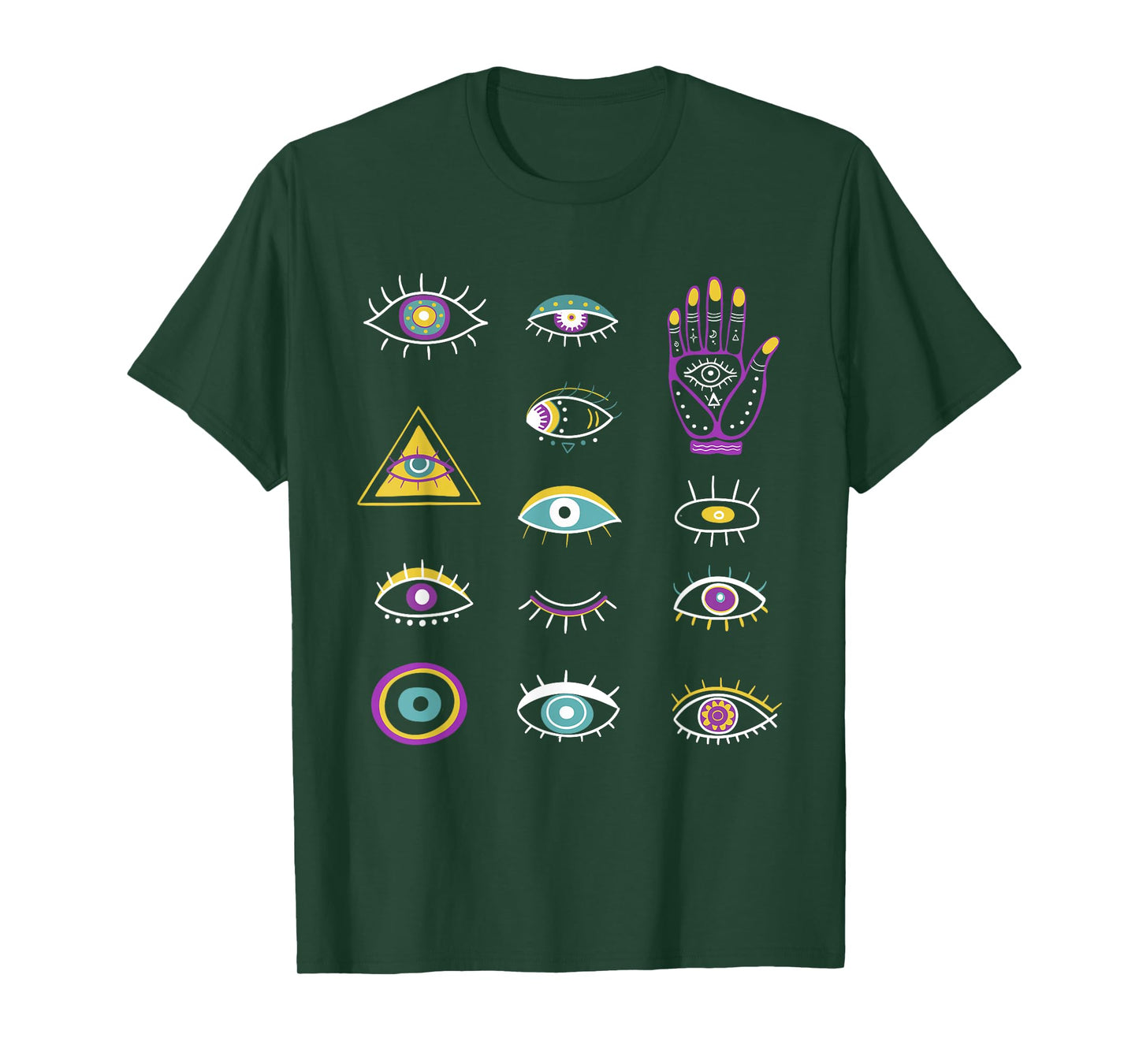 Evil Eye Curse Protection Seeing Eyes Evil Eye Nazar Mati T-Shirt