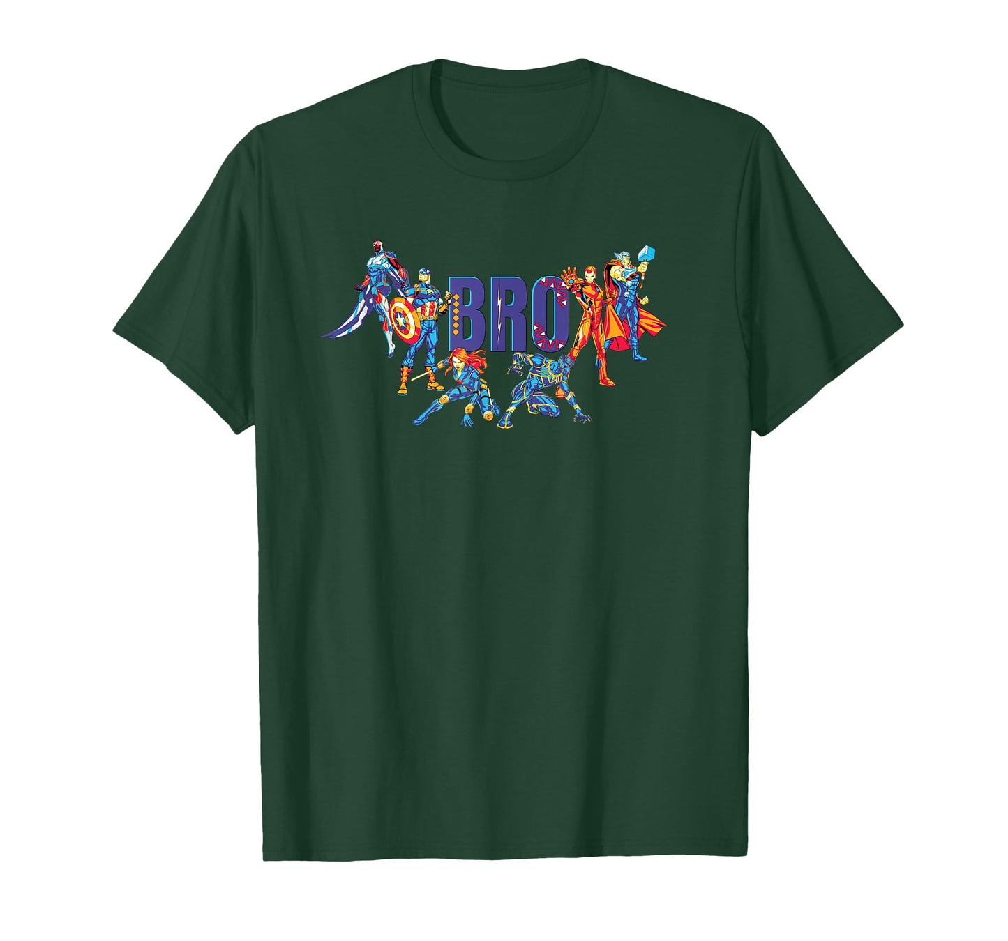 Marvel Super Heroes Avengers Family Vacation Trip Bro T-Shirt