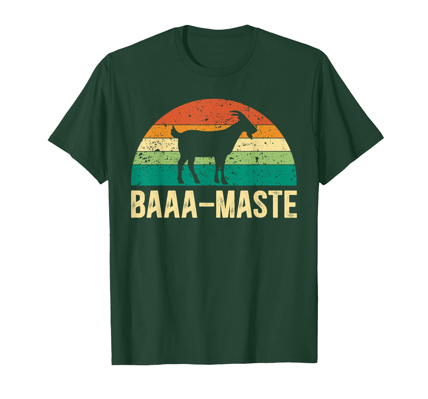 Baaa-Maste Yoga Lover Spiritual Meditation Goat Lady T-Shirt