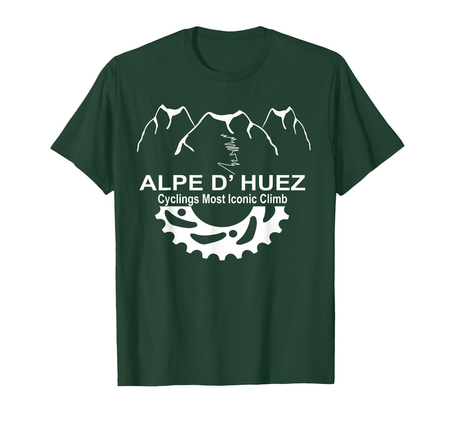 France Alpe D' Huez Climb Novelty Cycling Gift T Shirt T-Shirt