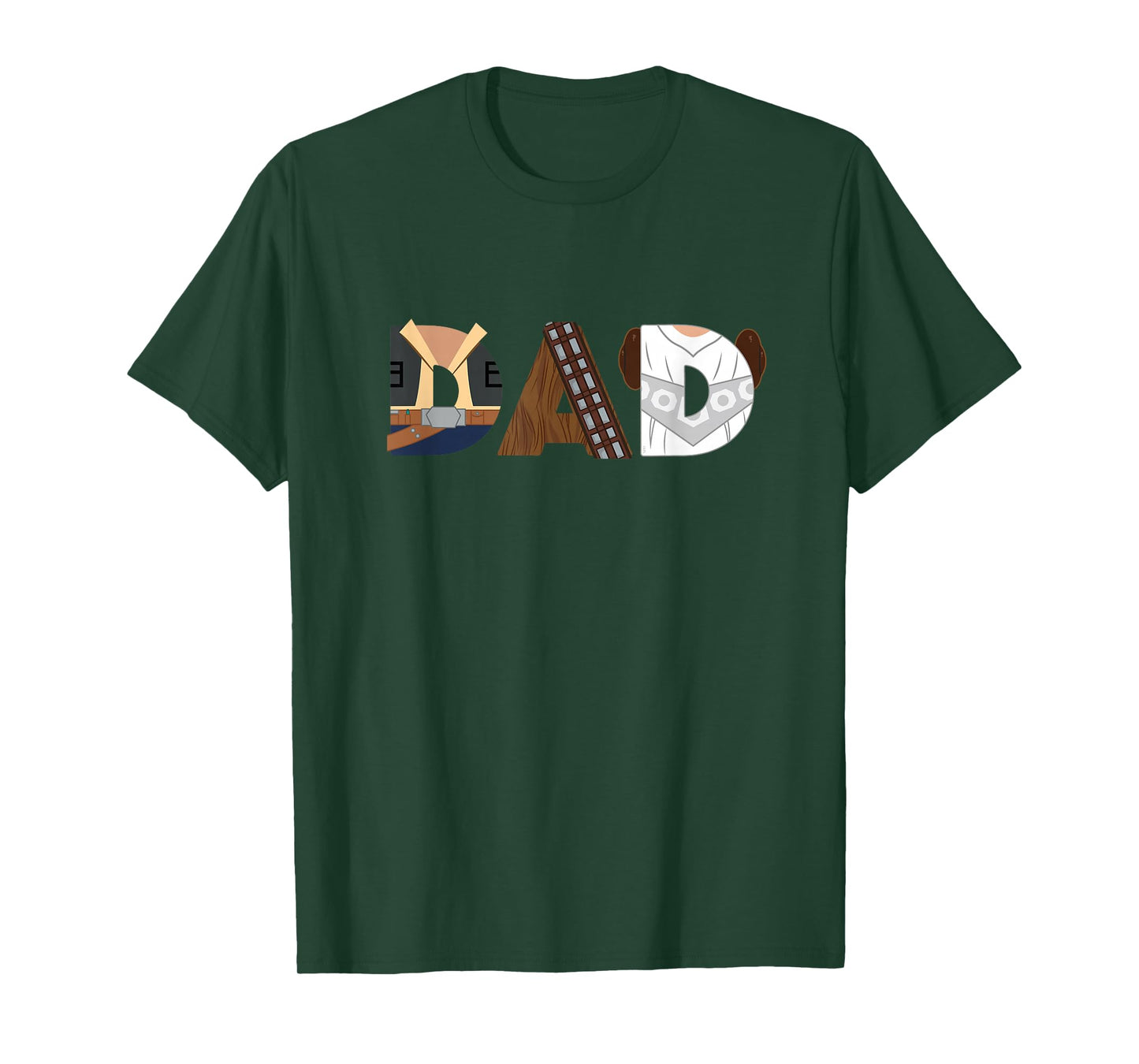 Star Wars Han Solo Chewbacca Leia Dad Father’s Day Birthday T-Shirt
