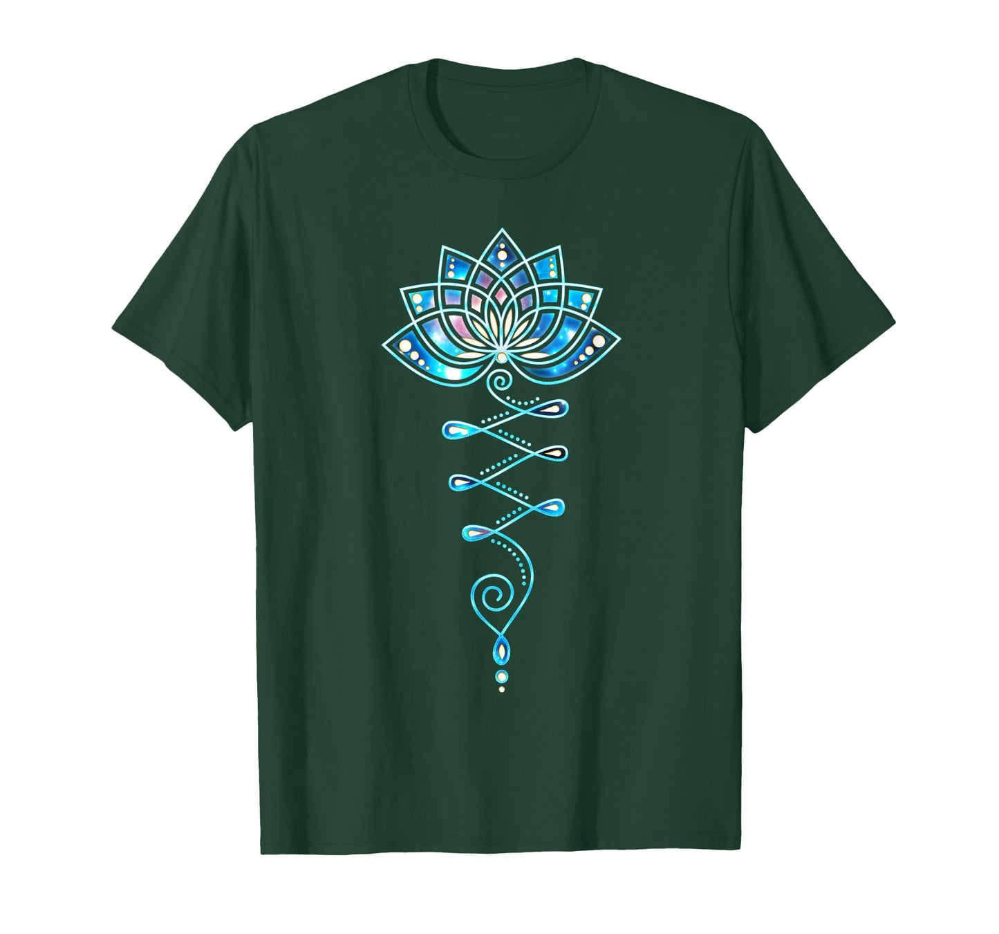 Lotus Flower Unalome Yoga Meditation Awareness Zen T-shirt T-Shirt