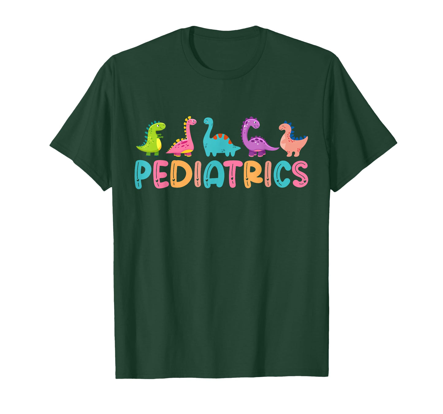 Pediatrics Dinosaurs Peds Nurse Crew Appreciation Pediatric T-Shirt