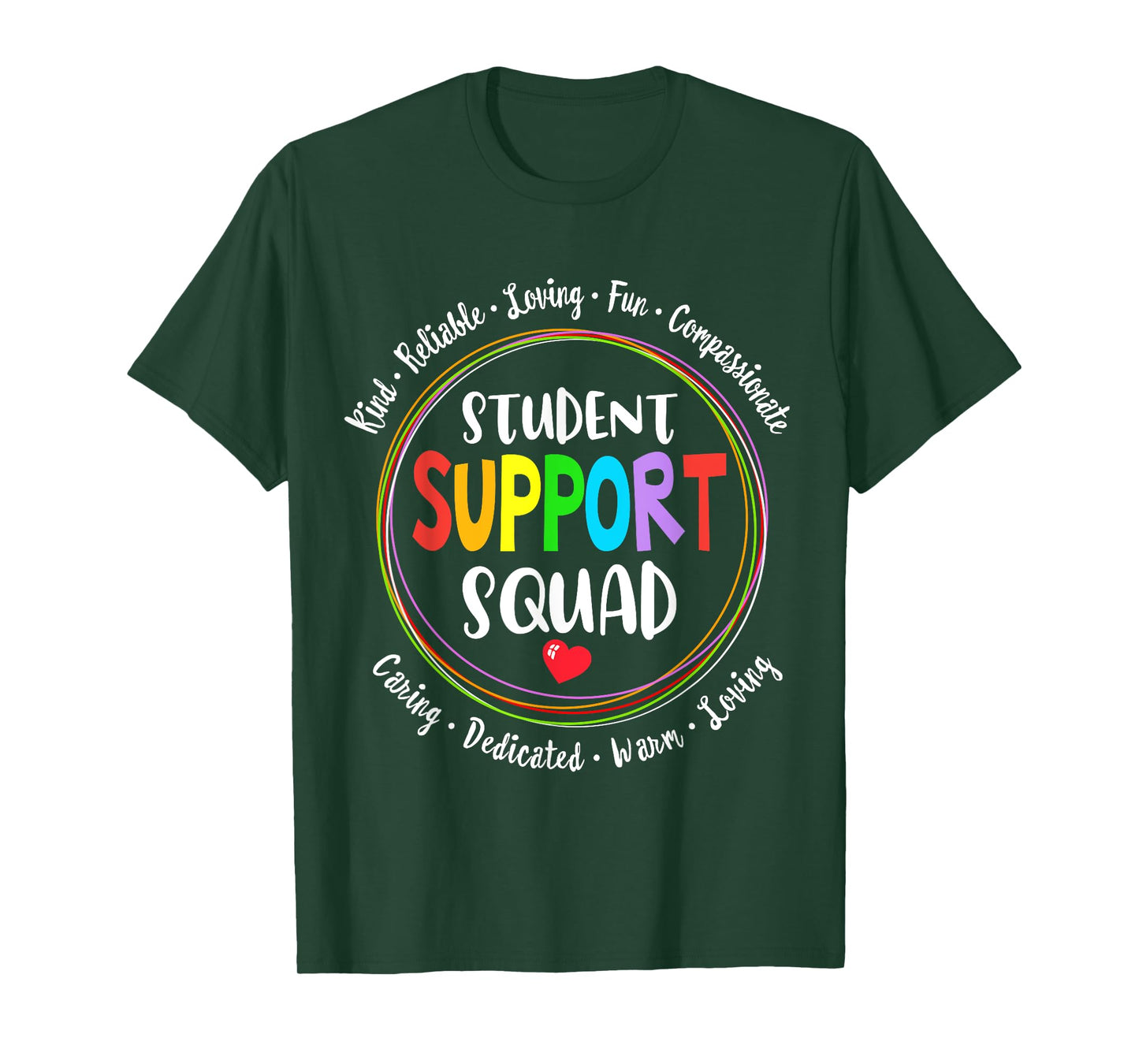 Student Support Squad School Counselor Student Services T-Shirt