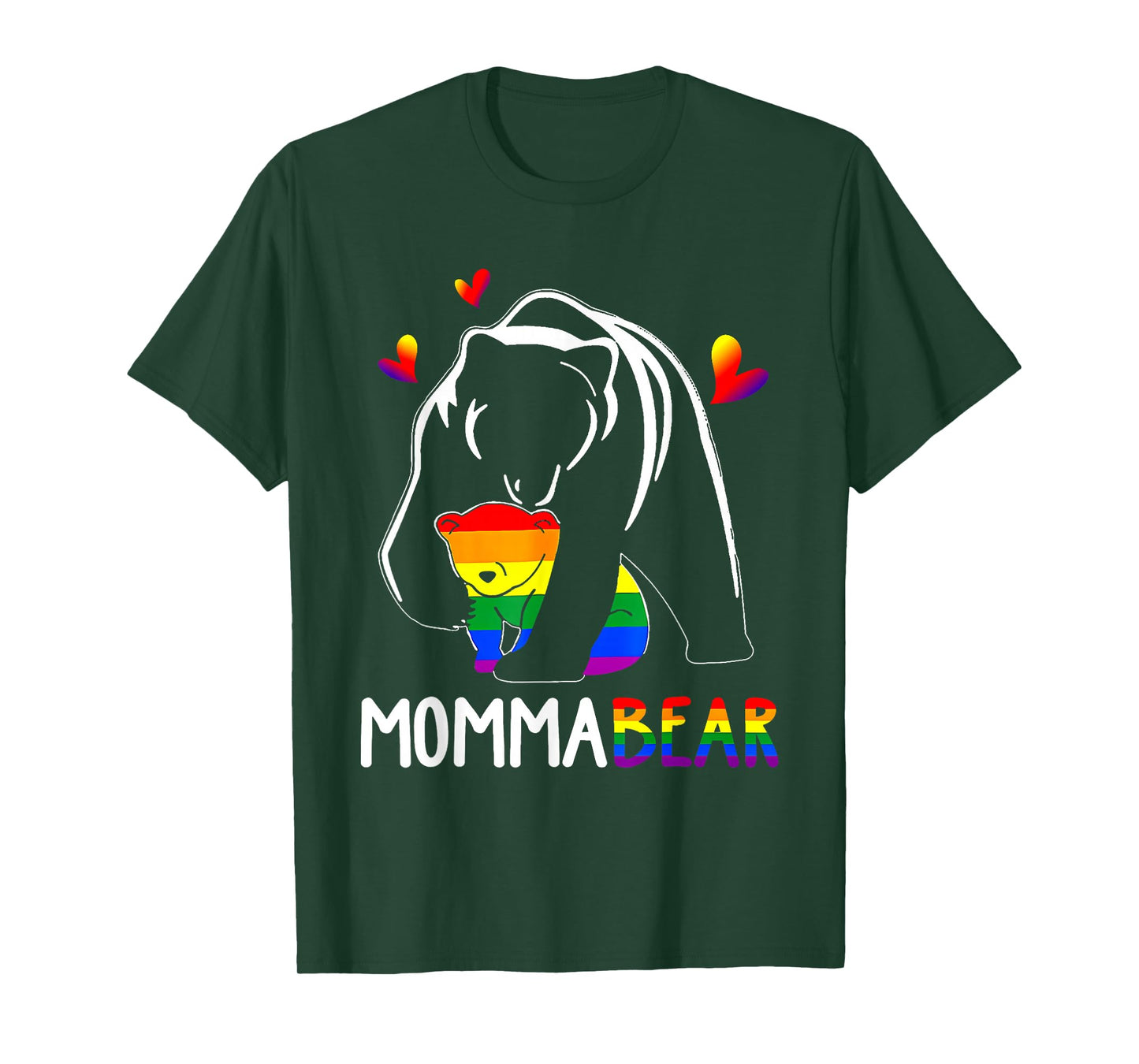 LGBT Mama Momma Bear Gay Pride Proud Mom Mother's Day T-Shirt