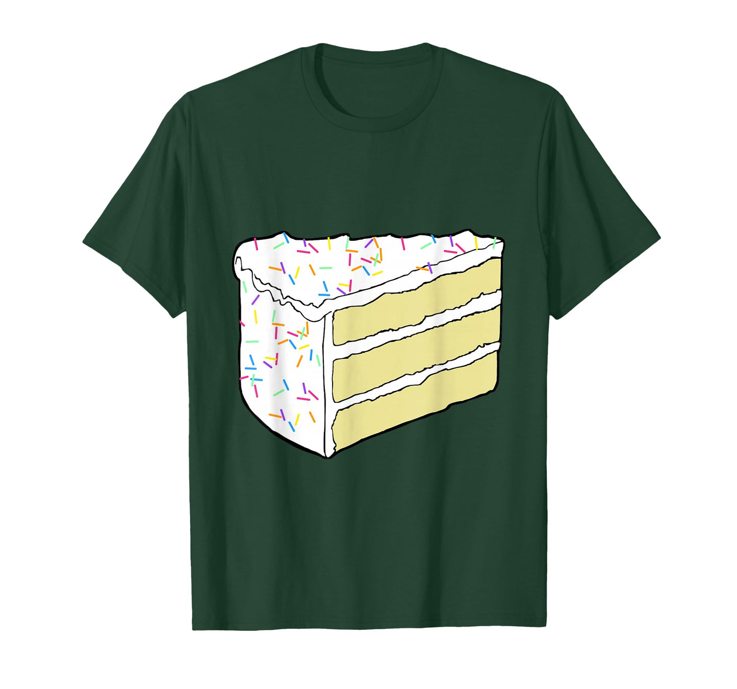 White Vanilla Cake Halloween Costume Food Dress Up Cosplay T-Shirt