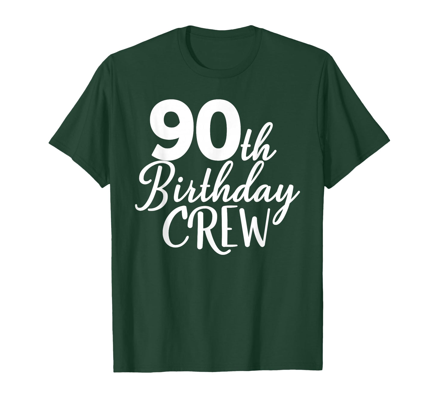 90th Birthday Crew 90 Years Old Group Matching Party T-Shirt