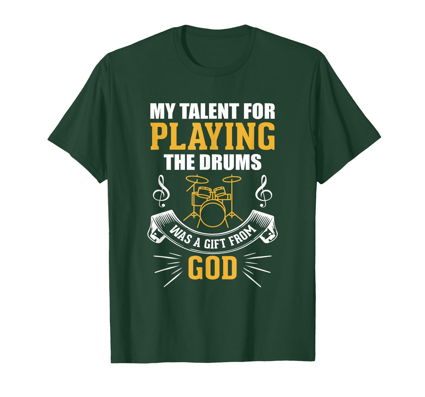 Christian Jesus Drummer Quote Saying Shirt Gift TShirts Men T-Shirt