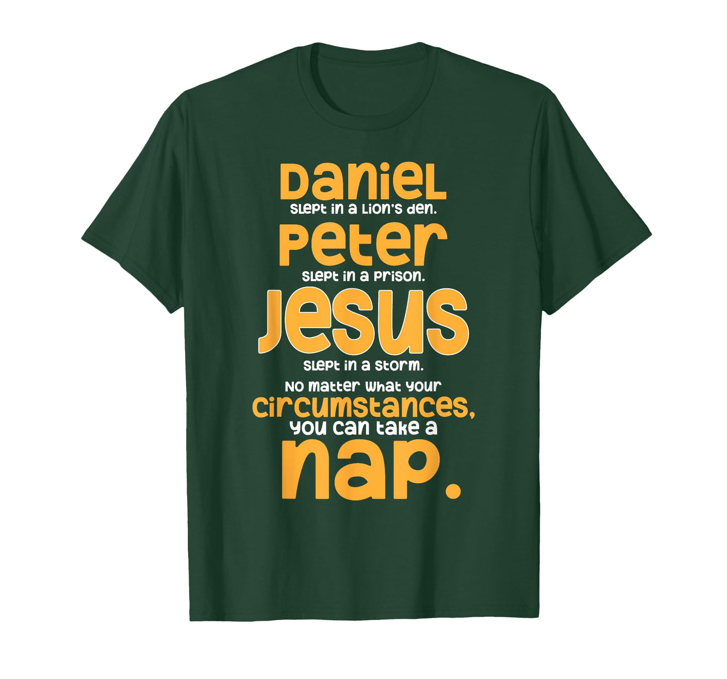 Funny for Men or Women Bible Verse Unisex Christian Sayings T-Shirt