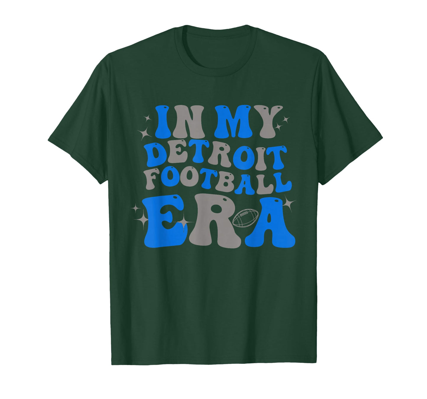 In My Detroit Football Era Men Women Children T-Shirt
