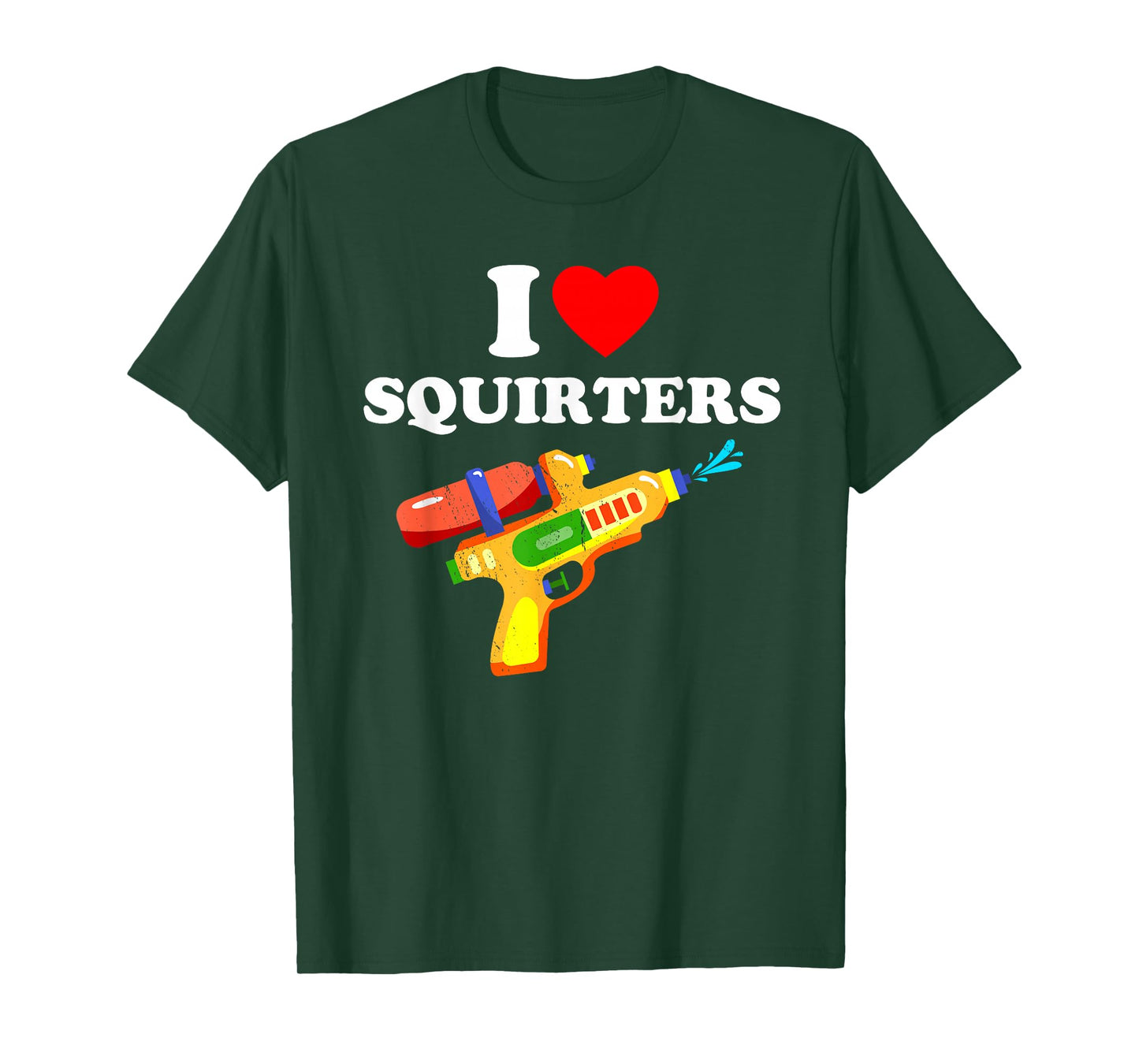 I Love Squirters Retro Design Fun 80's 90's Vintage T-Shirt