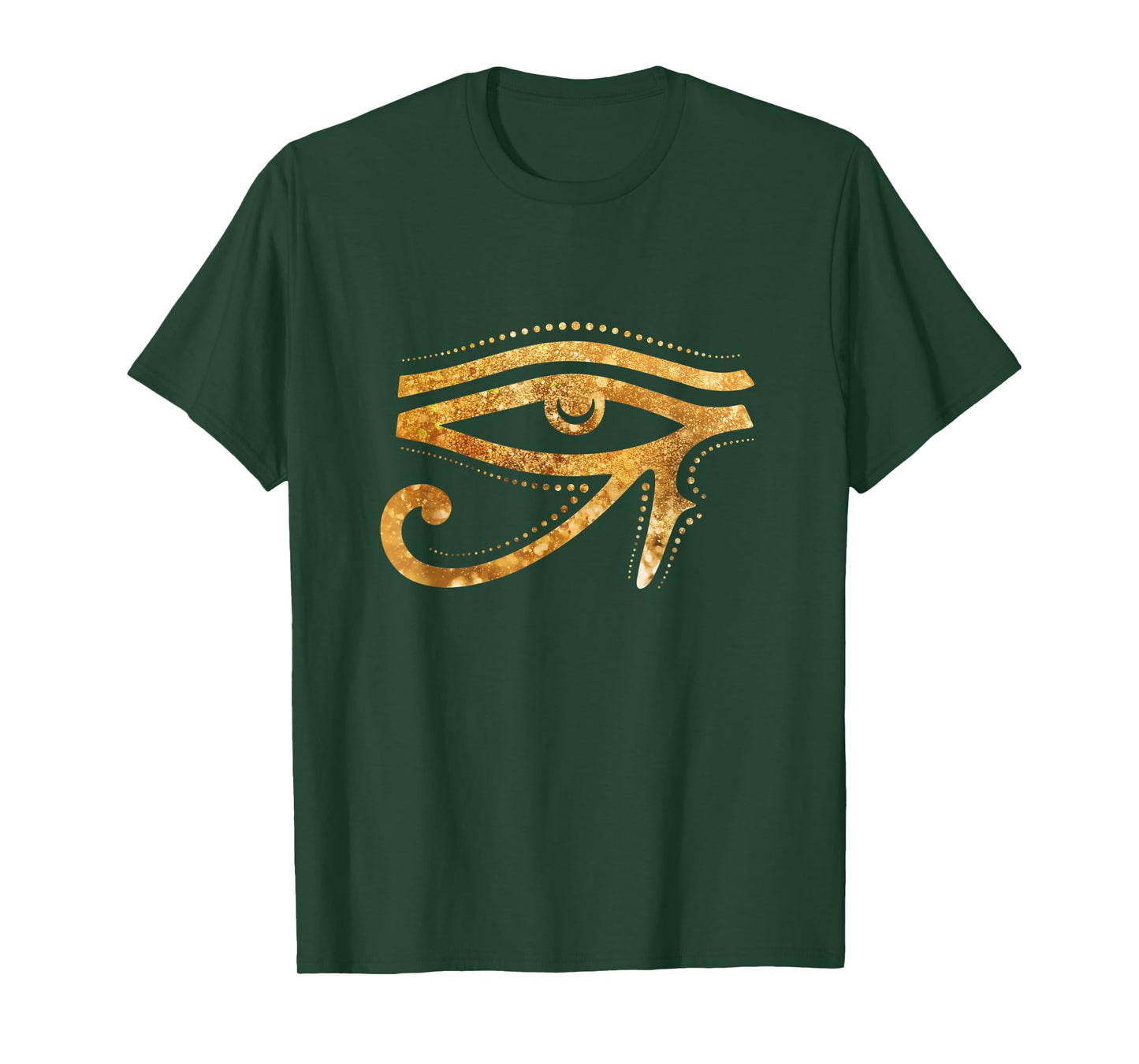 Golden Eye Of Ra Egyptian Hieroglyph Pharao Esoteric T-Shirt