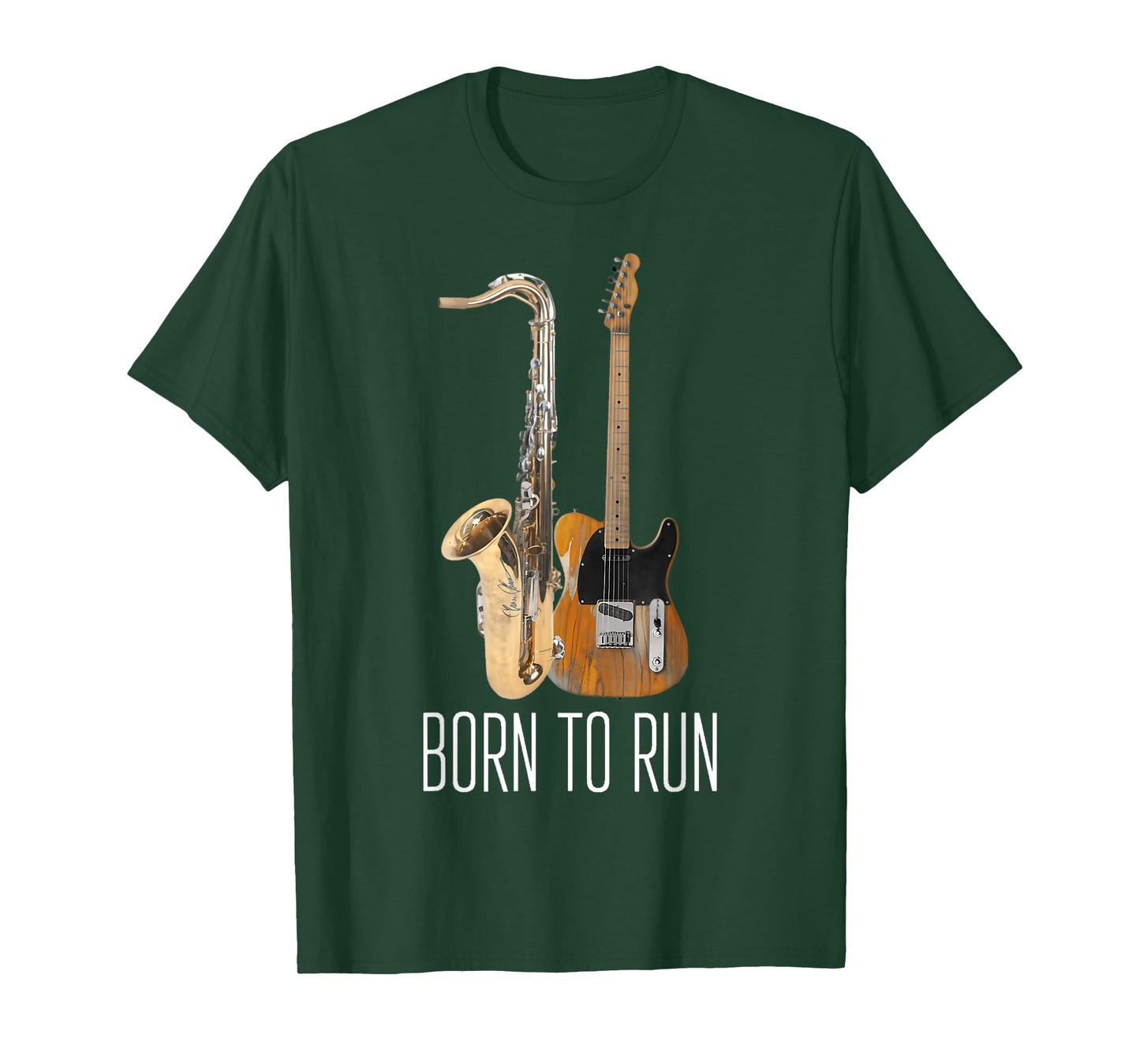 31 Born To Run Saxophone Vintage Music Amp Guitar Active T-Shirt