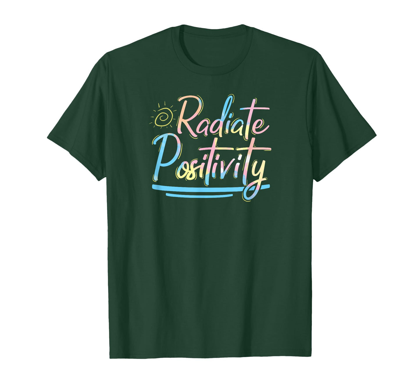 Radiate Positivity T-Shirt Positive Affirmation Shirts