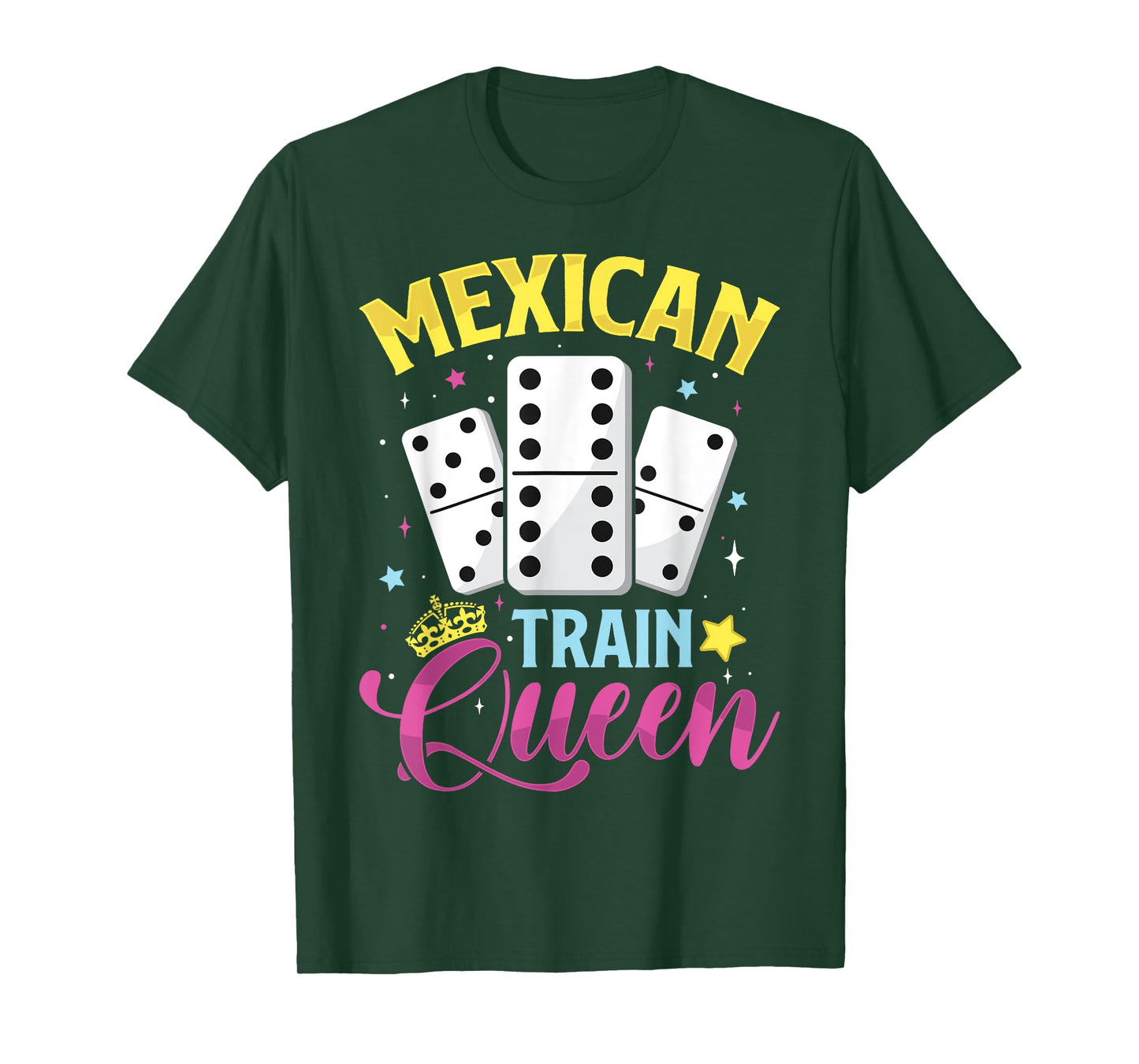 Mexican Train Master Domino Player Dominoes Lover Tile Game T-Shirt
