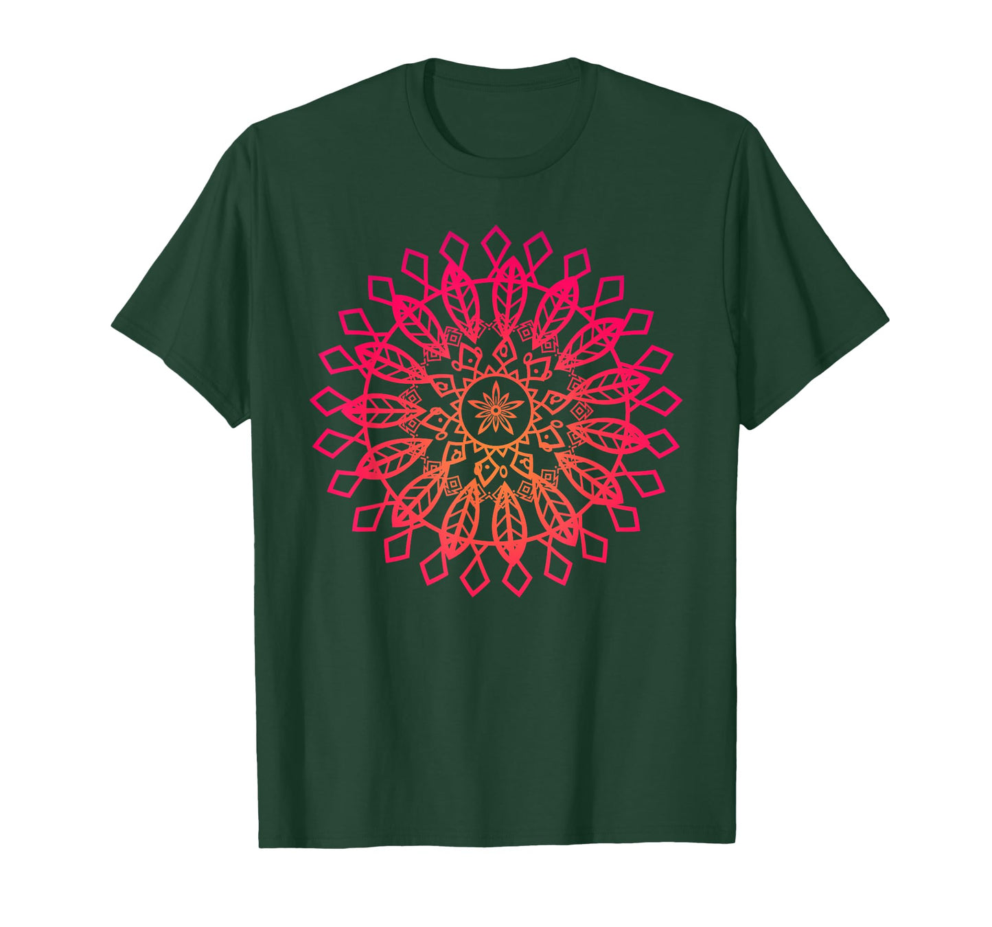 Sacred Geometry Mandala Design Art Lover Spiritual Graphic T-Shirt