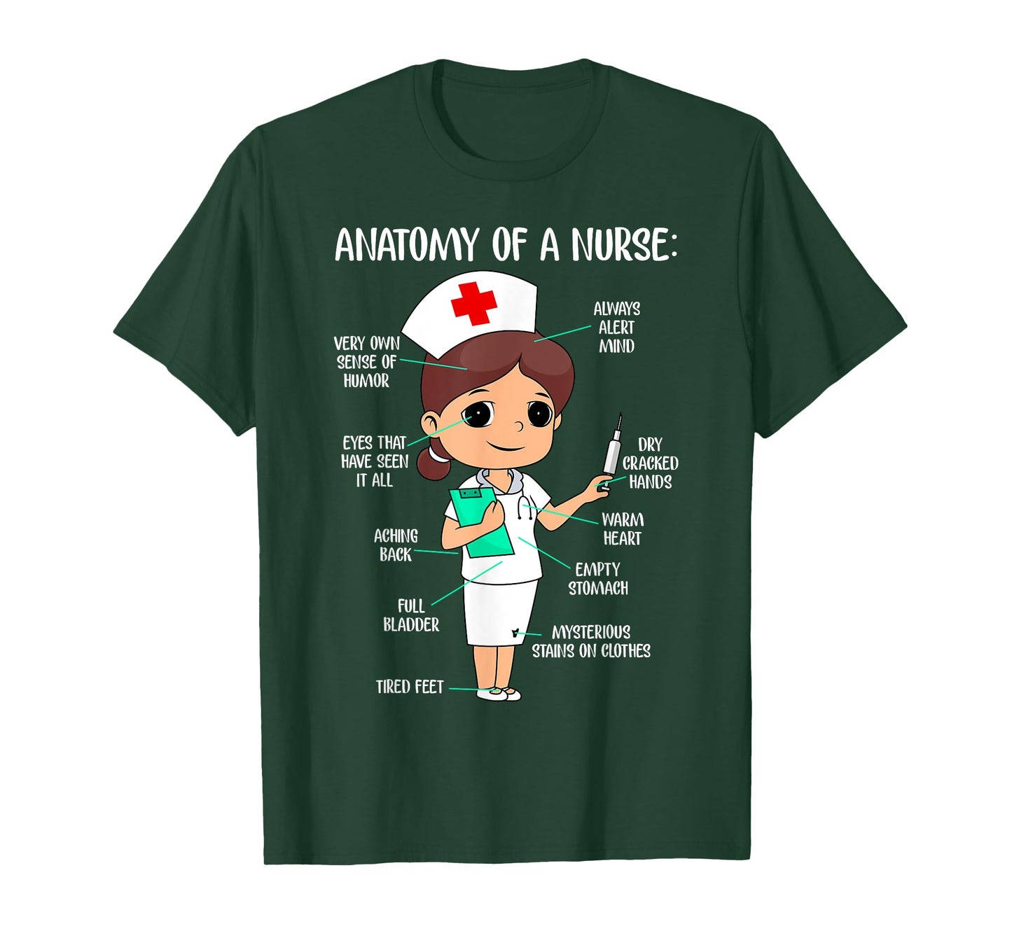 The anatomy of a nurse T-Shirt