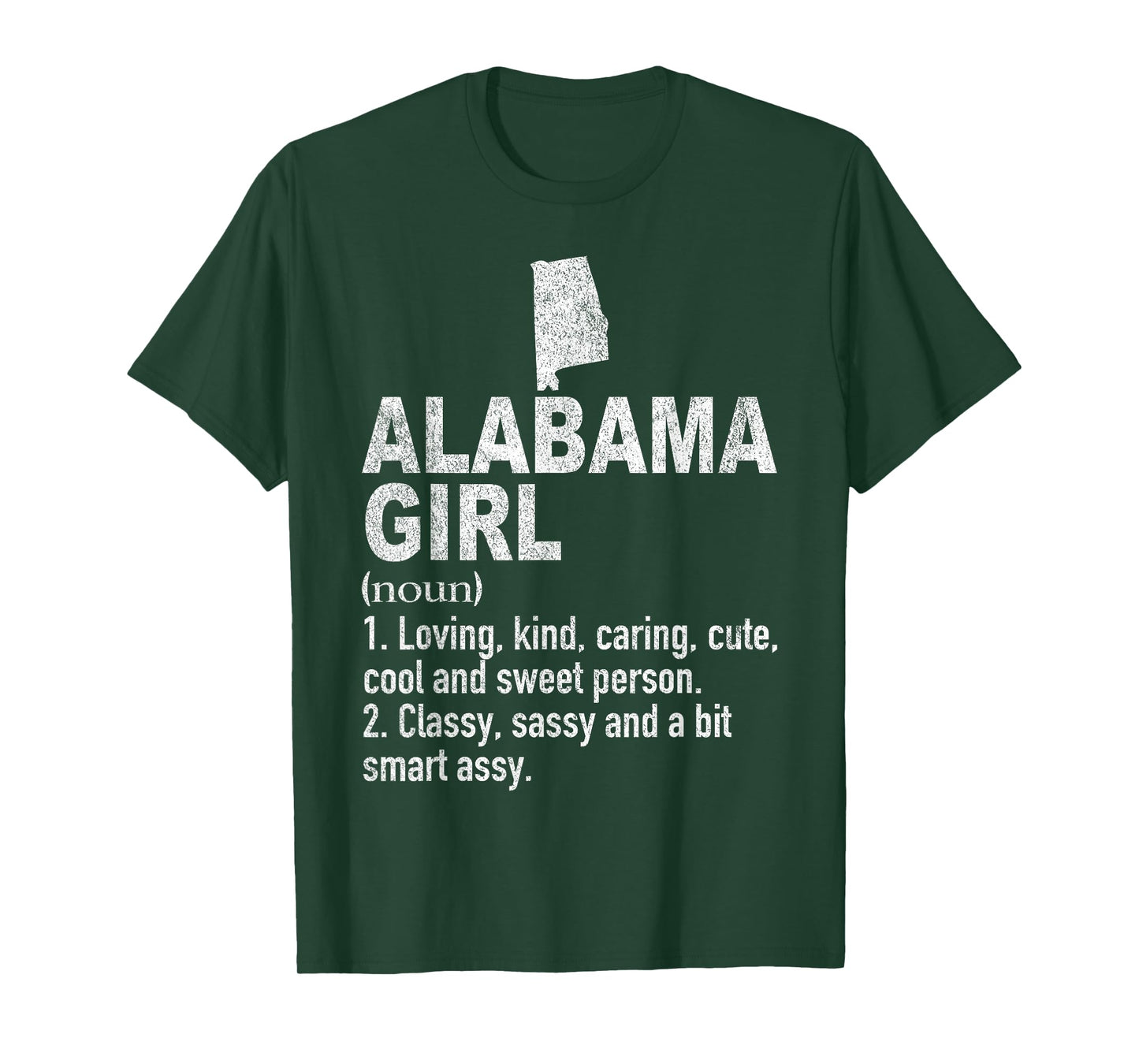 Alabama Girl Definition Funny Hometown Home Alabama Roots T-Shirt