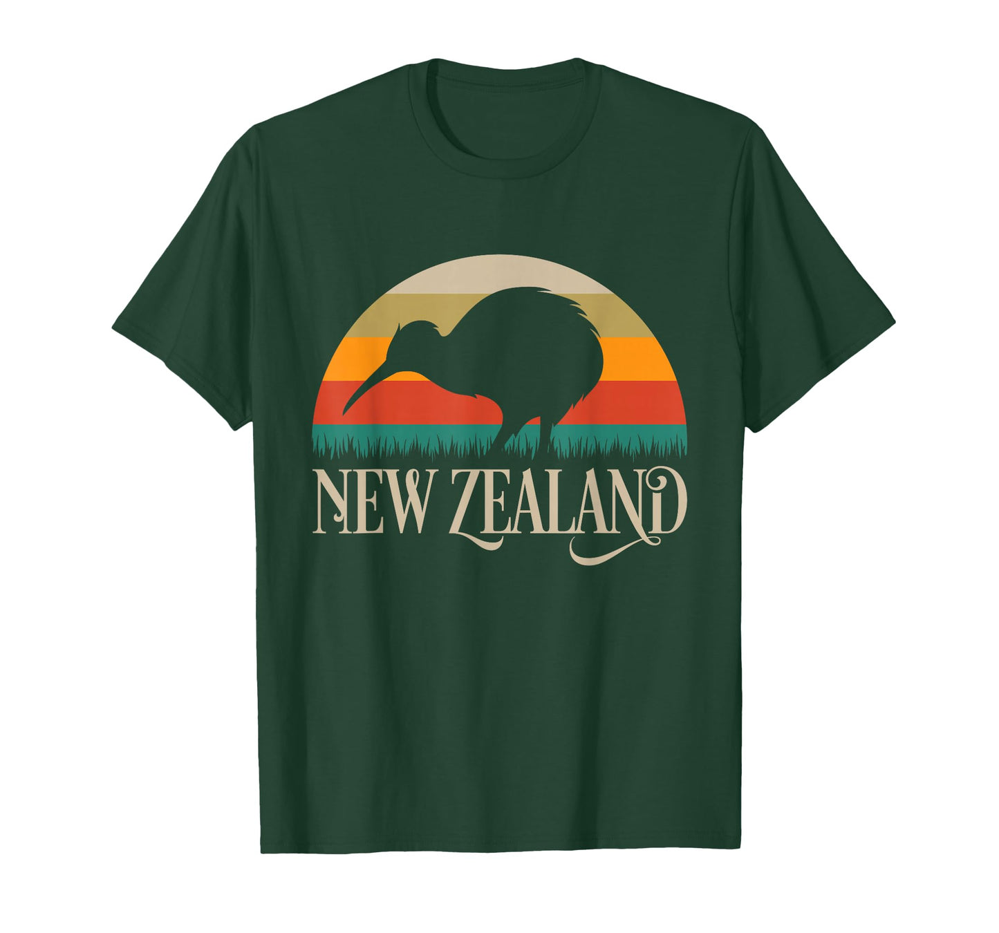 New Zealand Kiwi Vintage Bird NZ Travel Kiwis New Zealander T-Shirt