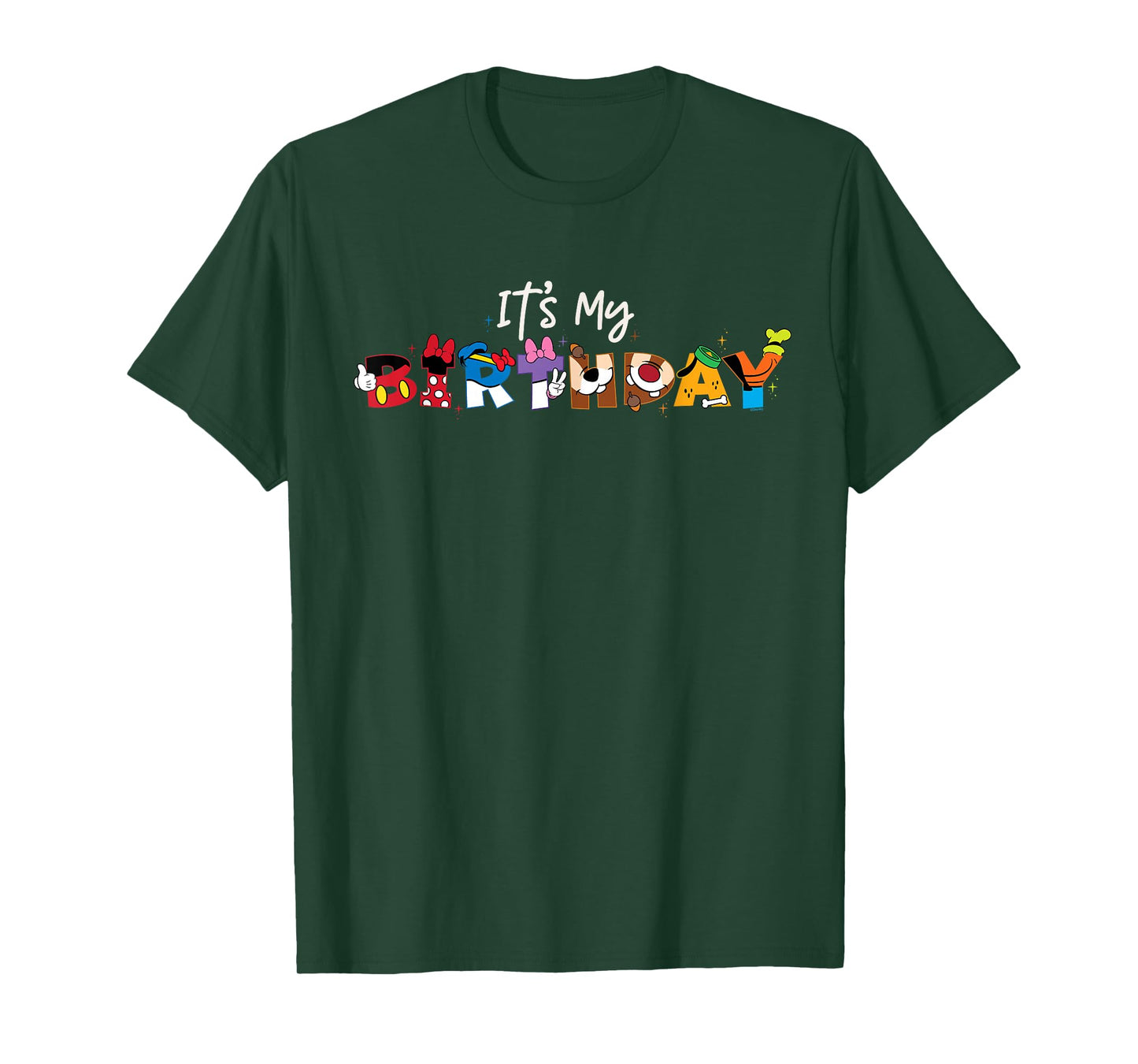 Disney Mickey Mouse and Friends "It's My Birthday" Party T-Shirt