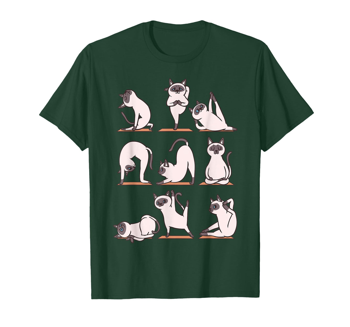 Siamese Cat Yoga T-Shirt