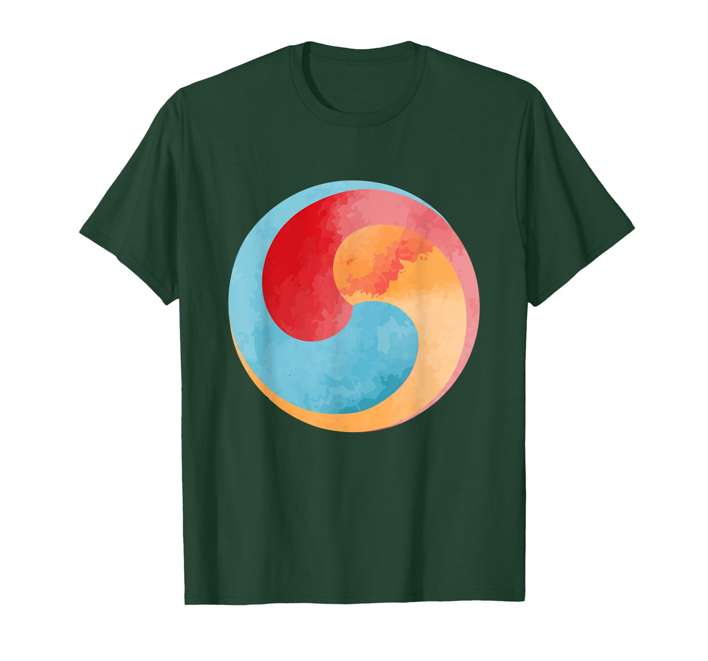 Zen Gankyil Symbol Wheel of Joy Bon Tibeten Buddhist T-Shirt