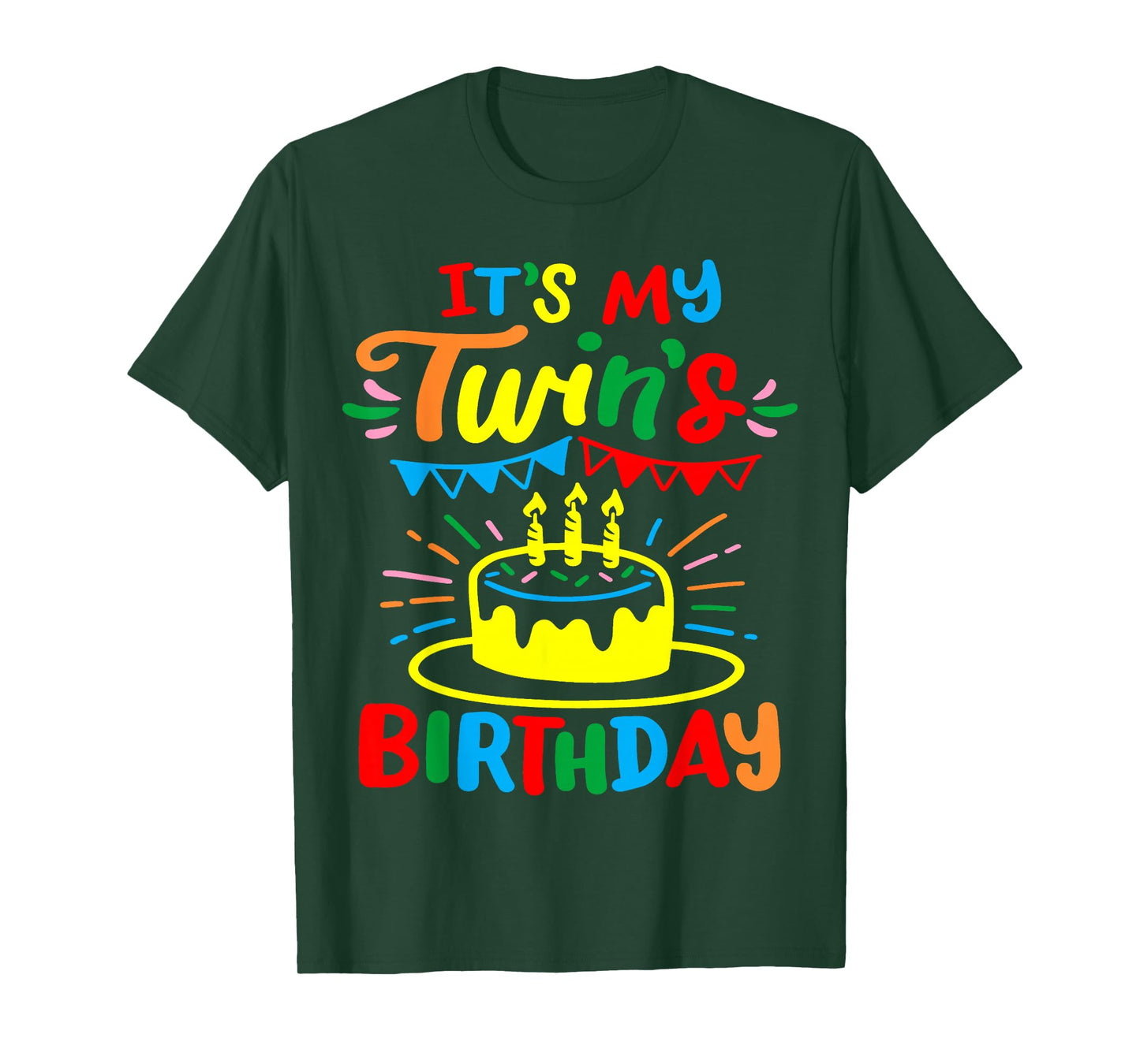 Twins Twin Birthday T-Shirt