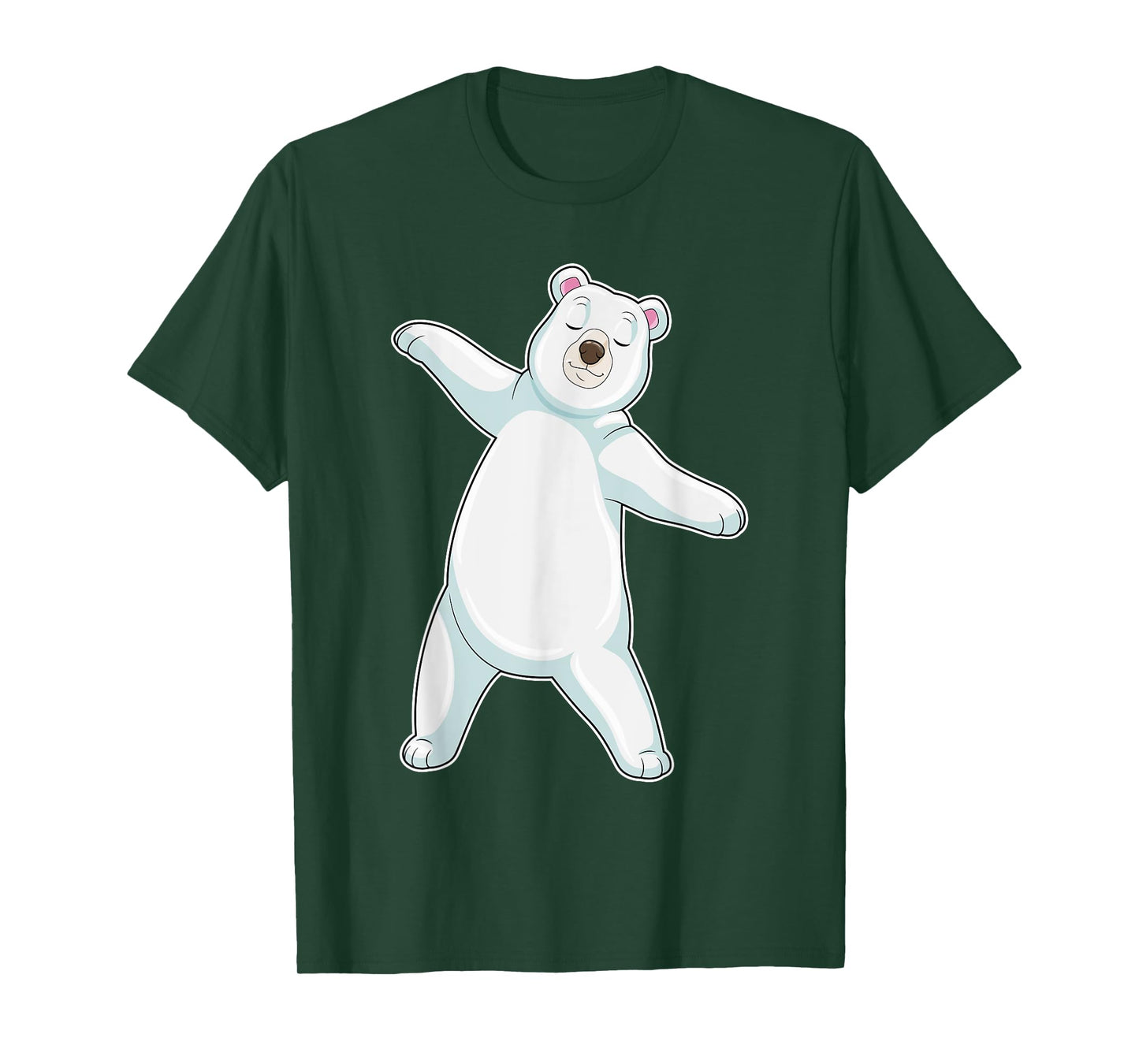 Polar bear Yoga Fitness Gymnastics T-Shirt