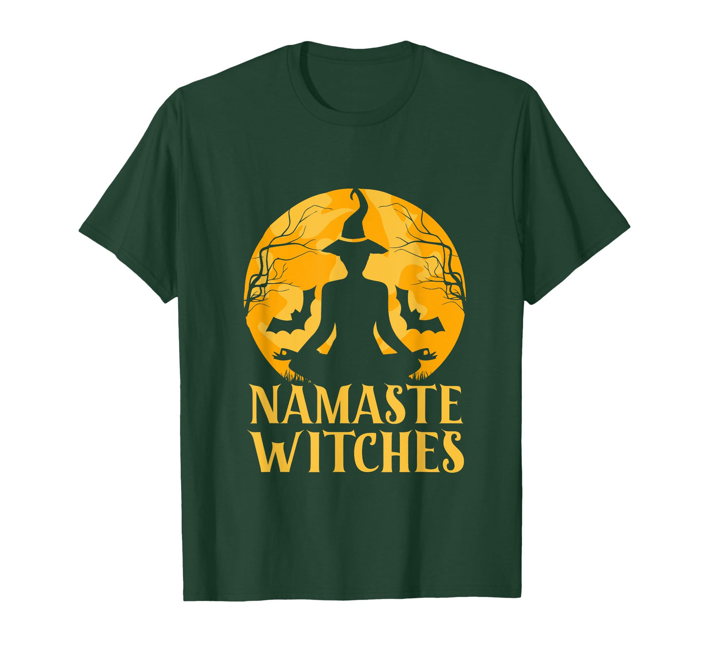 Namaste Witches Halloween Yoga Lover T-Shirt