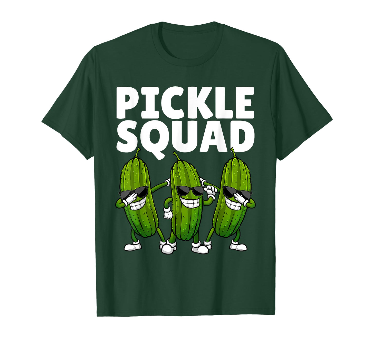 Pickle Squad Art For Men Women Kids Cucumber Pickle Lover T-Shirt