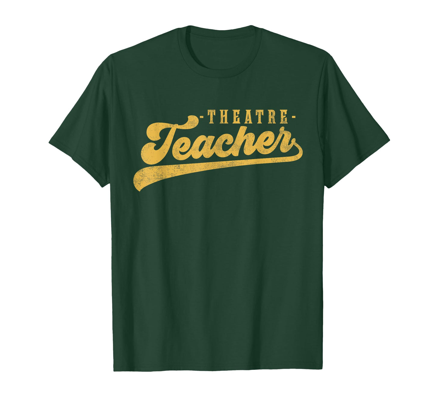 Theatre Teacher Men Women Vintage Graphic Theatre Teacher T-Shirt