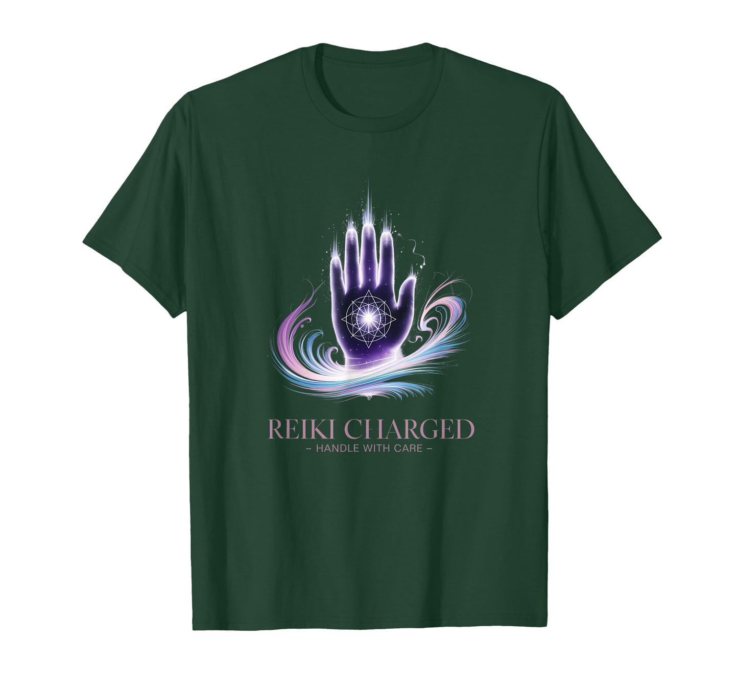 Reiki Charged Good Spiritual Energy Medicine Healing QI T-Shirt